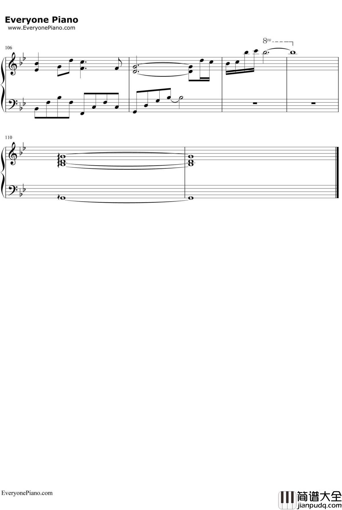 白石溪钢琴谱_洛天依乐正绫