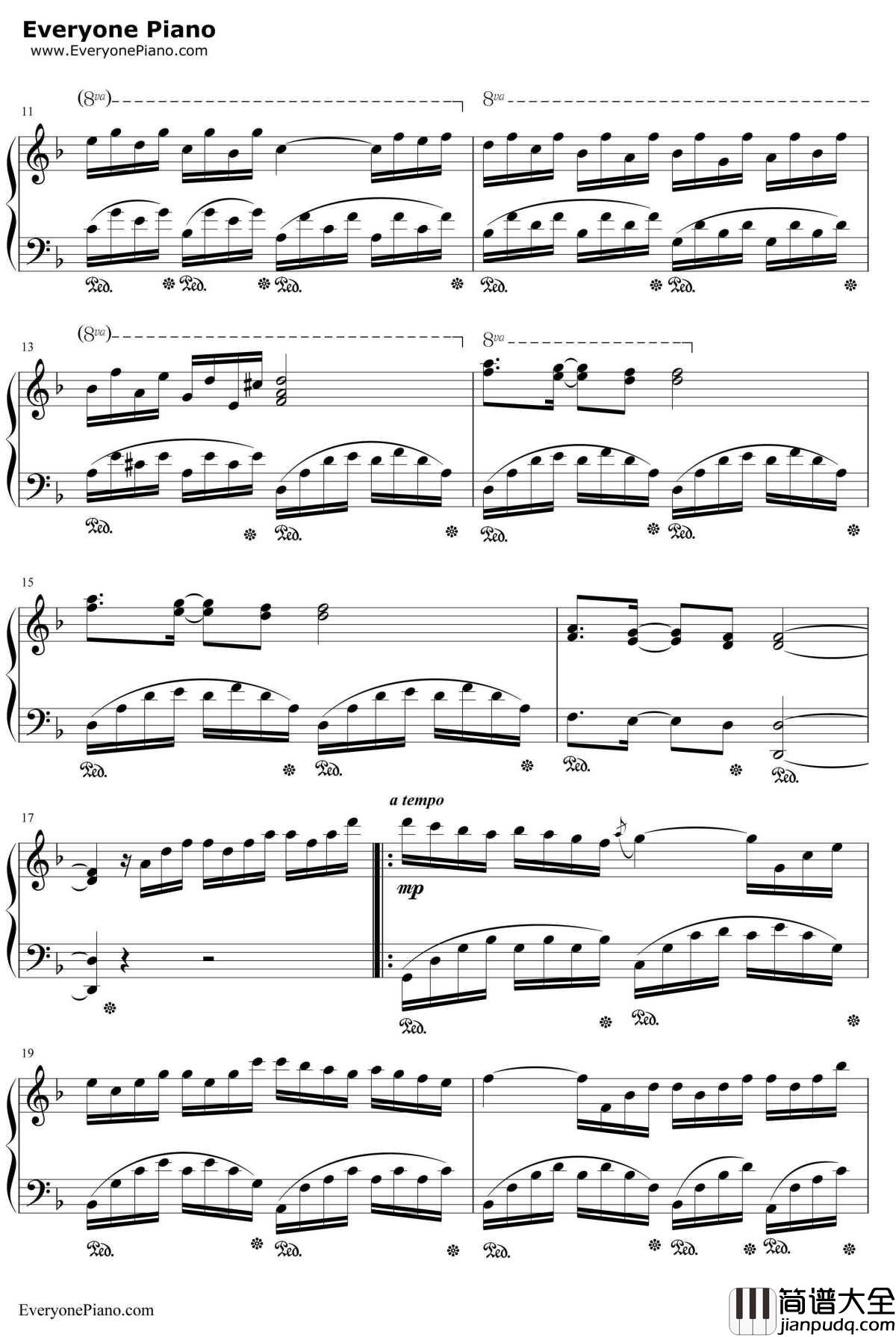 亲亲宝贝钢琴谱_理查德•克莱德曼_CorazonDeNino_克莱德曼