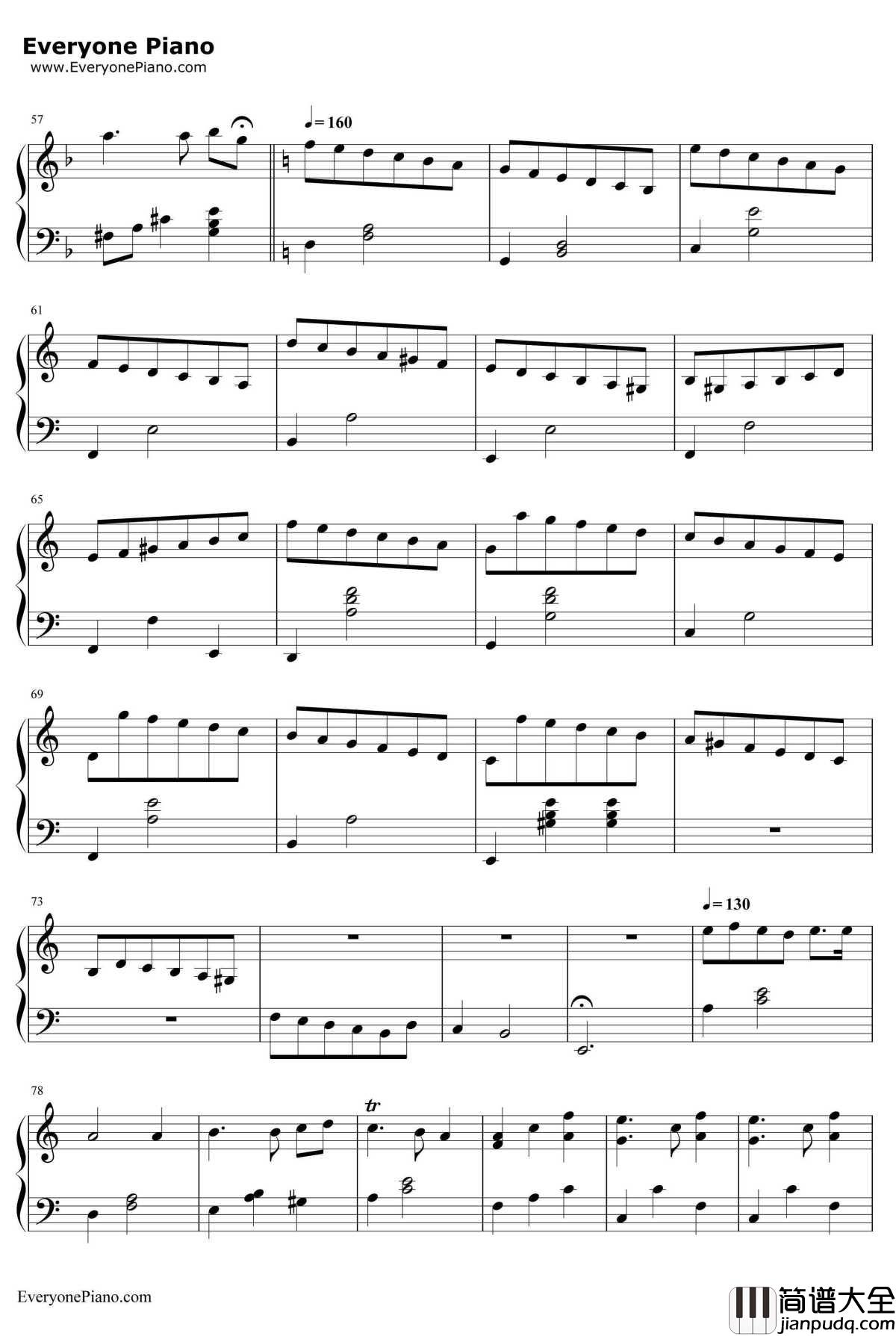 人间失格钢琴谱_中岛信行_电影_人间失格_片尾曲