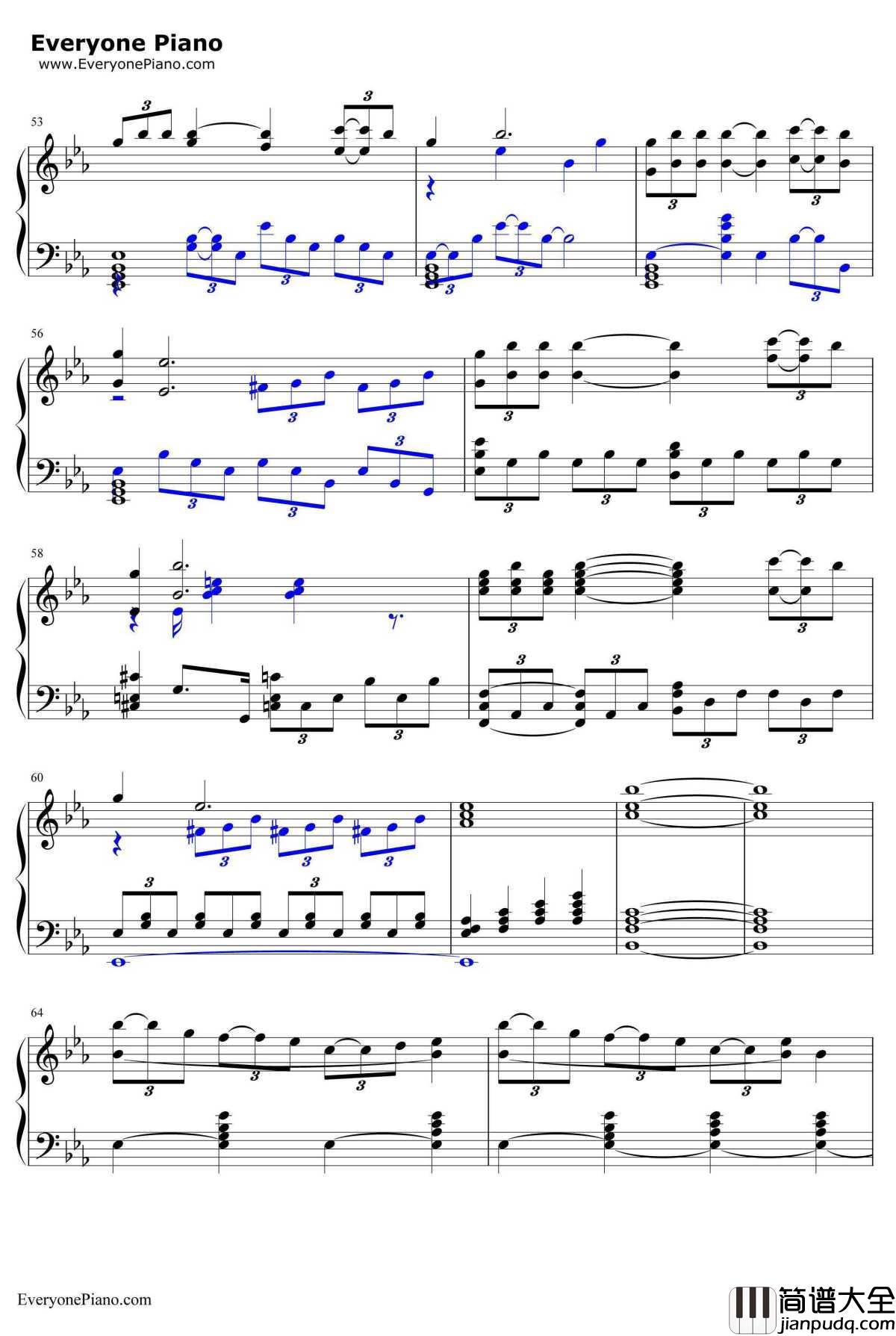 宾克斯的美酒钢琴谱_田中公平_白十字海贼王自由之歌