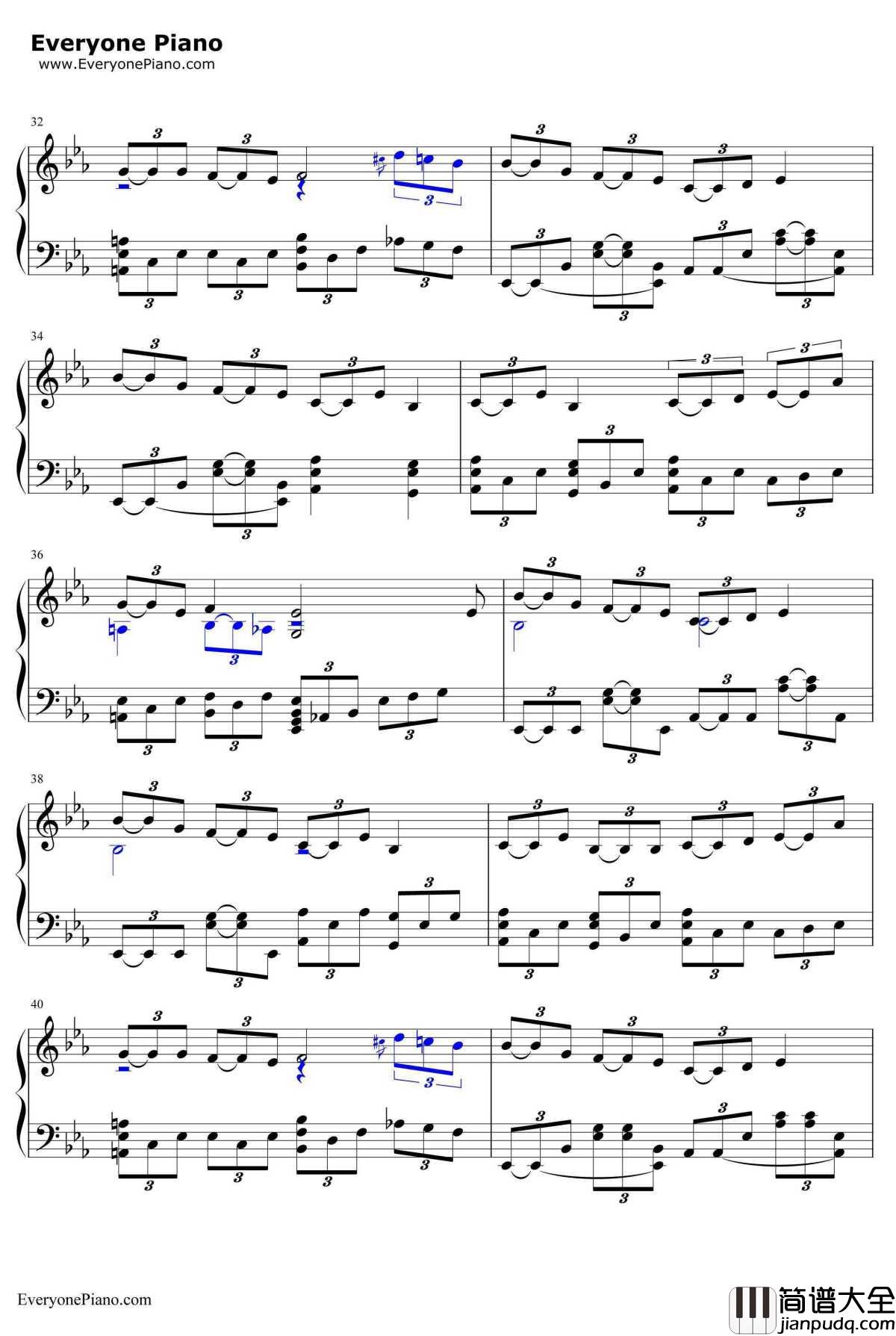 宾克斯的美酒钢琴谱_田中公平_白十字海贼王自由之歌