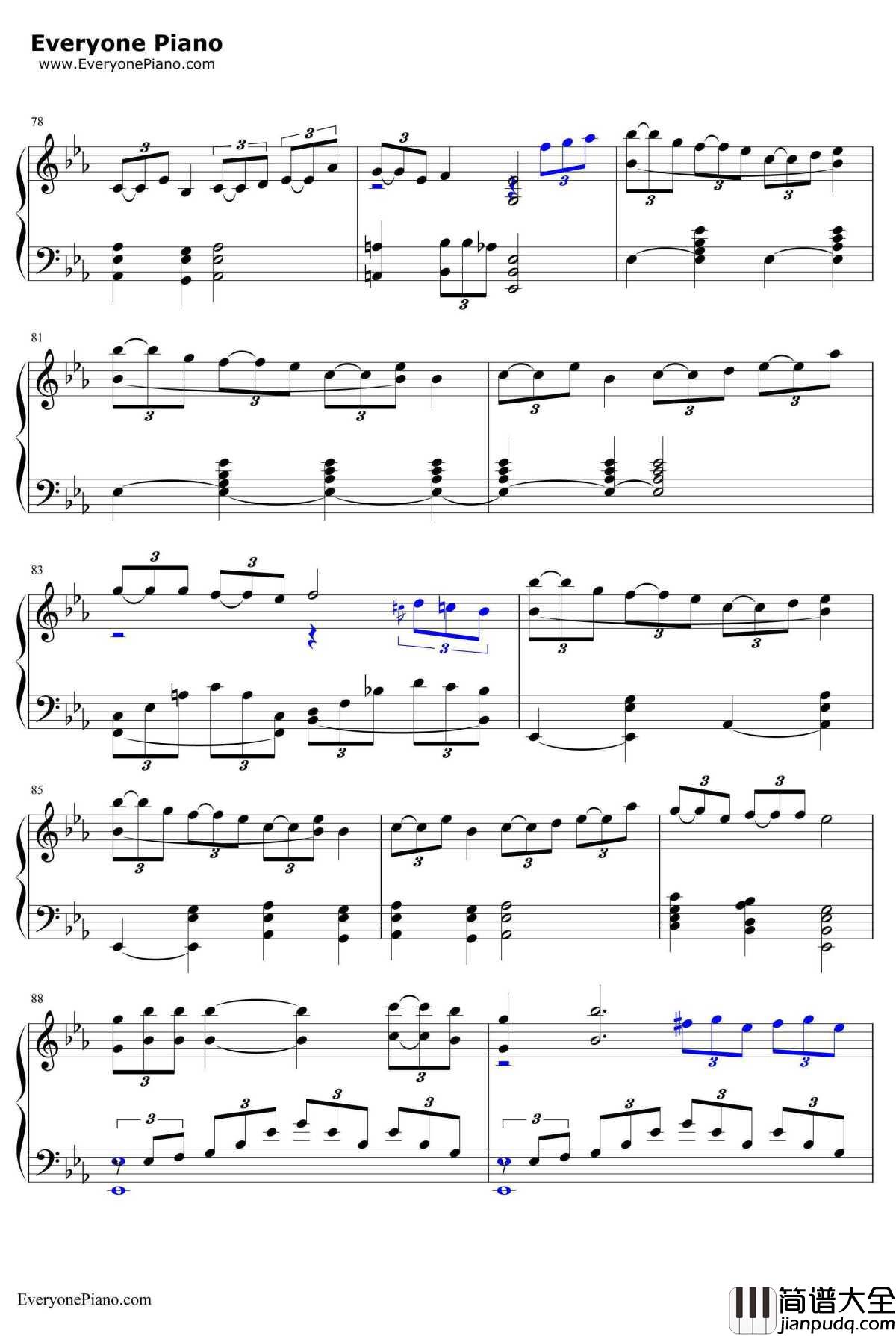 宾克斯的美酒钢琴谱_田中公平_白十字海贼王自由之歌