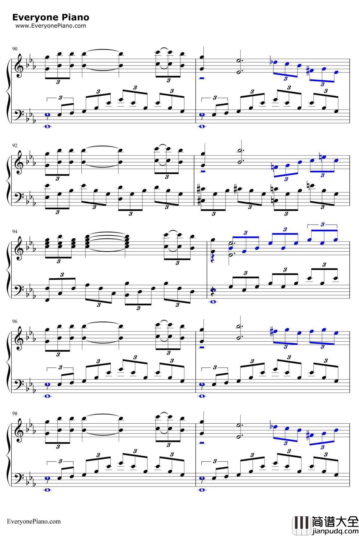 宾克斯的美酒钢琴谱_田中公平_白十字海贼王自由之歌