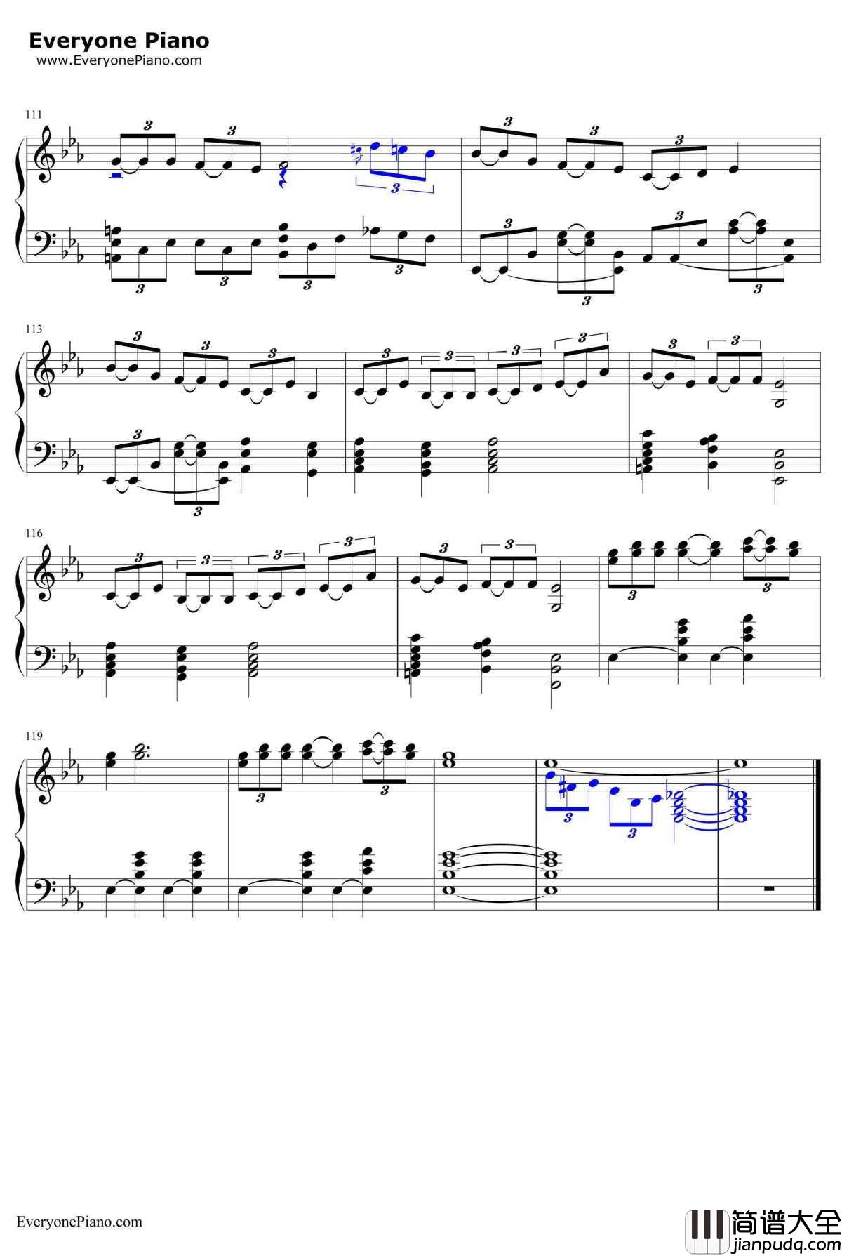 宾克斯的美酒钢琴谱_田中公平_白十字海贼王自由之歌