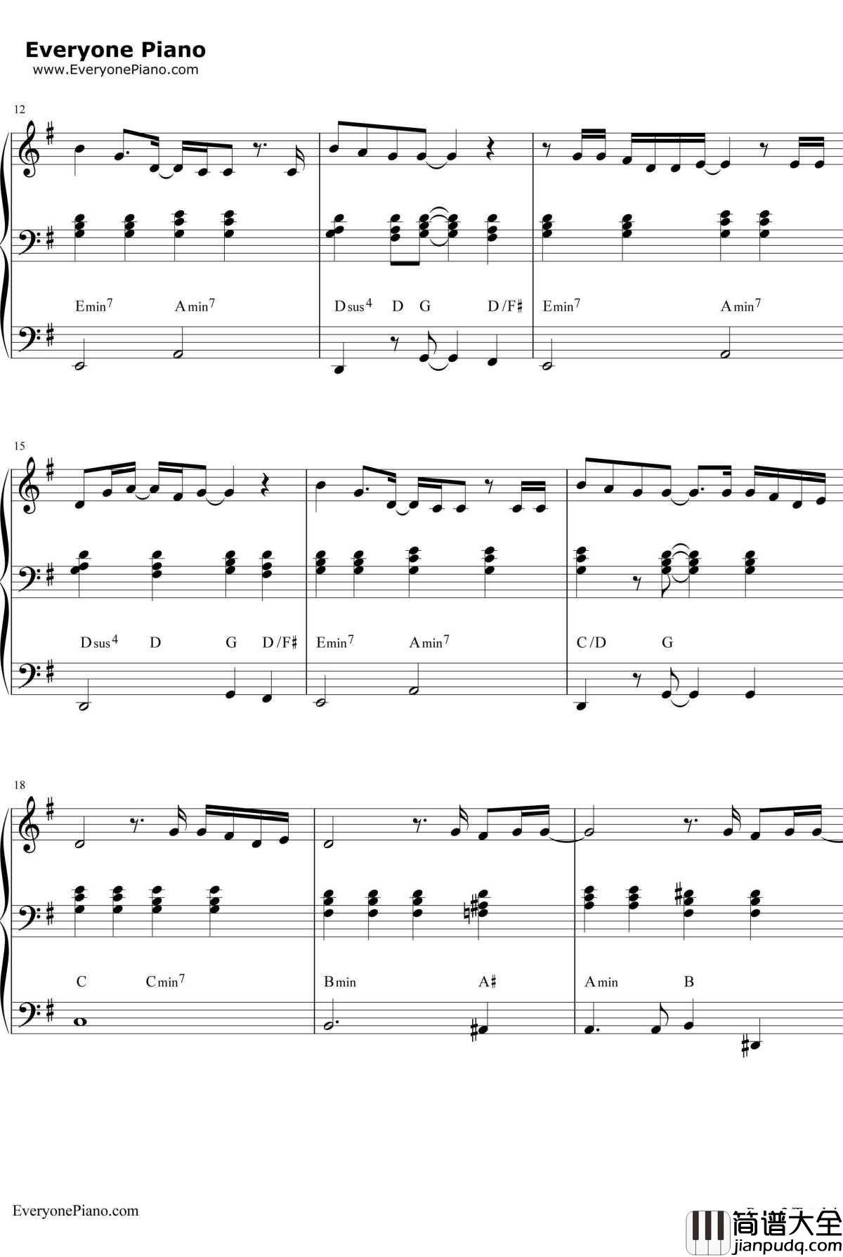 Rain_Stops_Good钢琴谱_初音ミク_bye