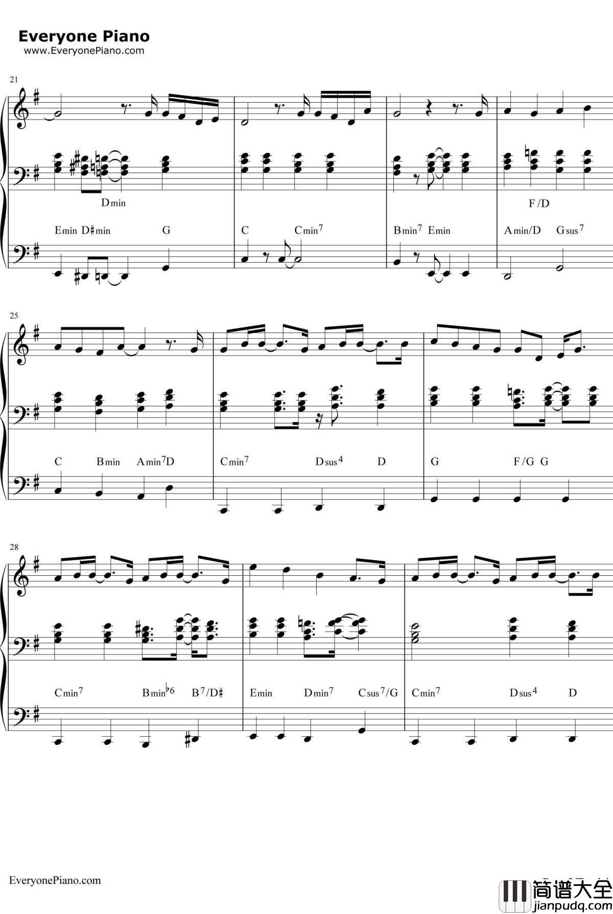 Rain_Stops_Good钢琴谱_初音ミク_bye