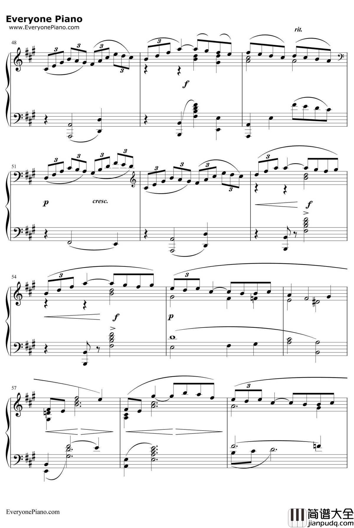 ArabesqueNo.1钢琴谱_ClaudeDebussy　