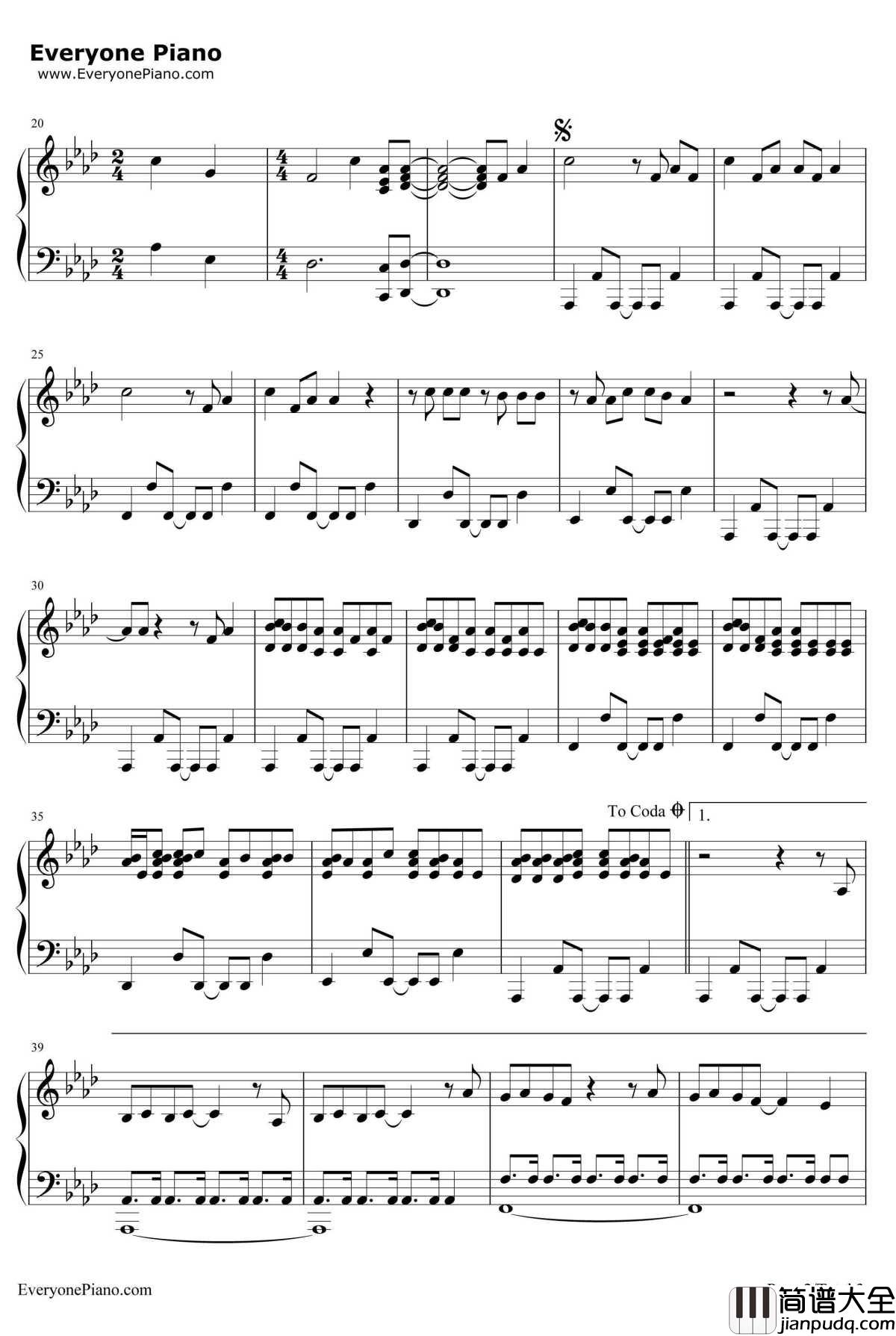 It_Takes_Two钢琴谱_KatyPerry