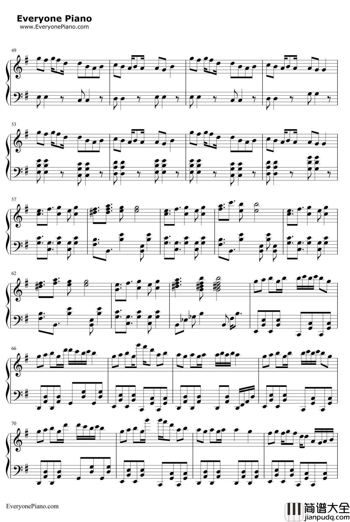 Black_Board钢琴谱_初音ミク初音未来