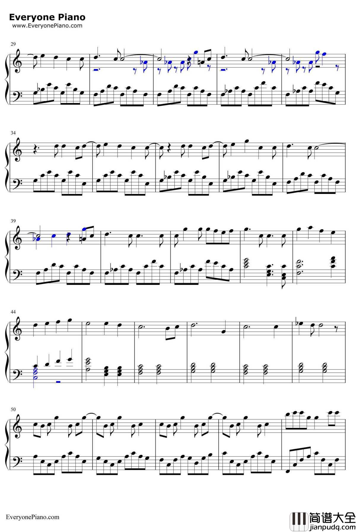 SPiCa钢琴谱_初音ミク初音未来