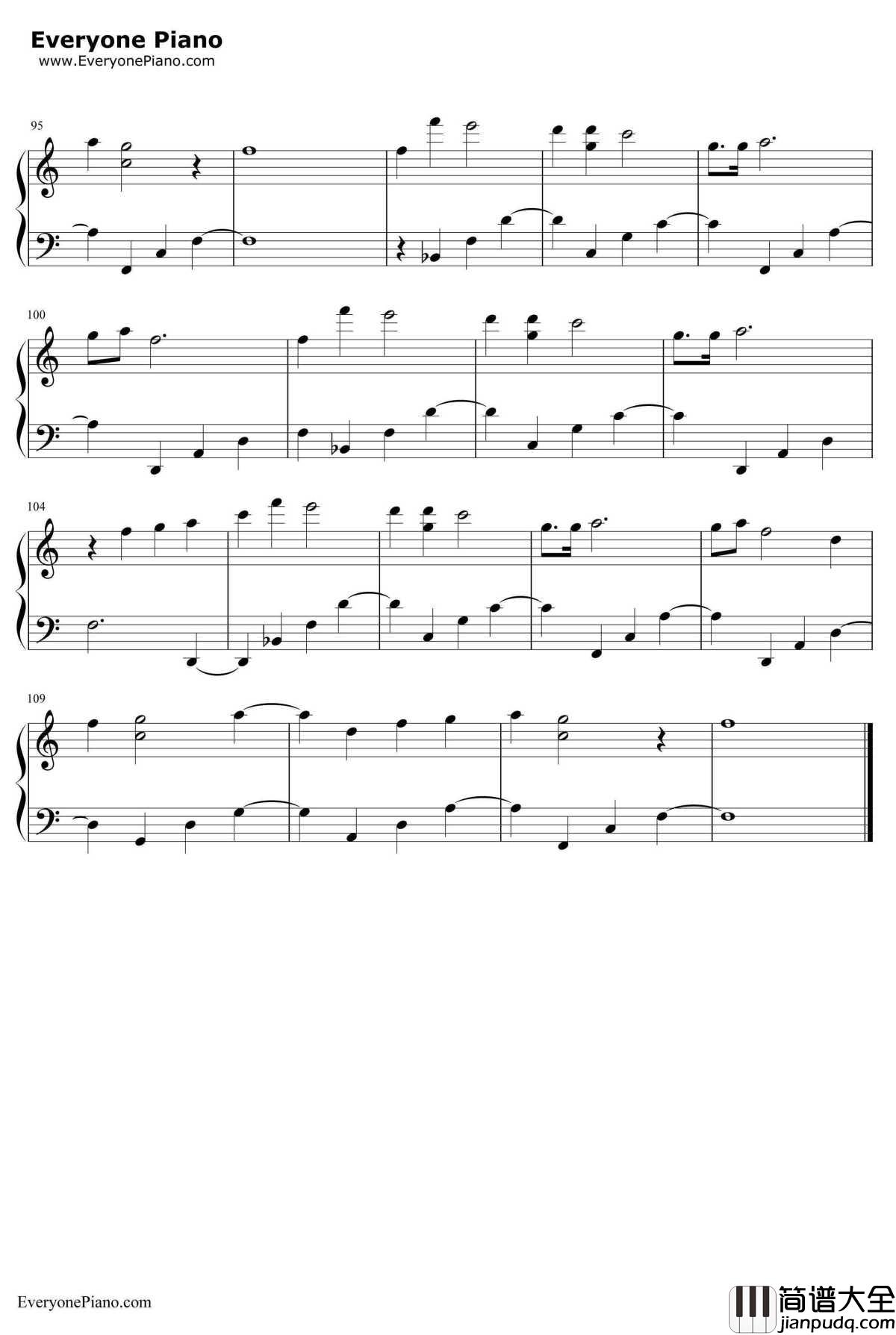 忧伤还是快乐原名_MySoul_钢琴谱_July줄라이_忧伤还是快乐原名_MySoul_