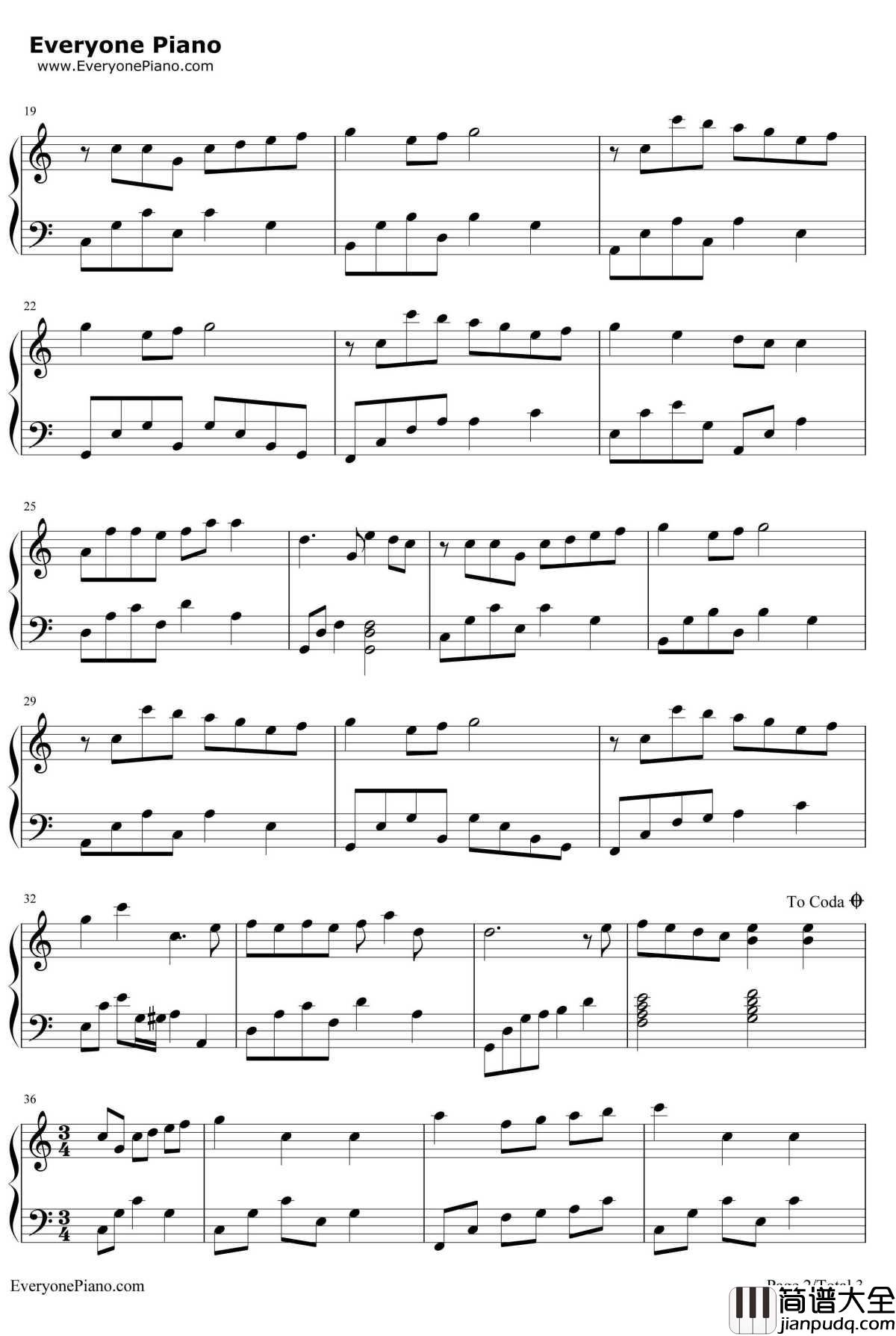 一千零一个愿望钢琴谱_4inLove