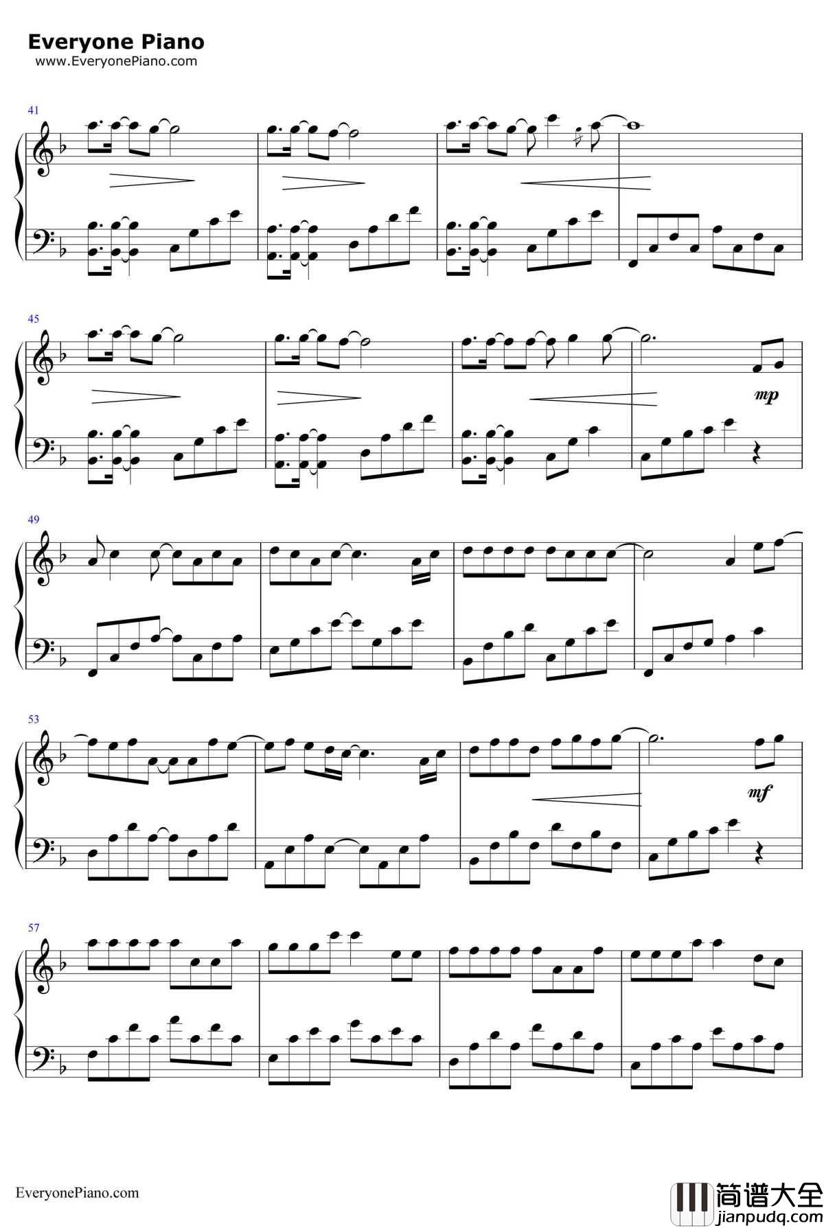 有点甜钢琴谱_汪苏泷BY2_游戏_萌三国_主题曲