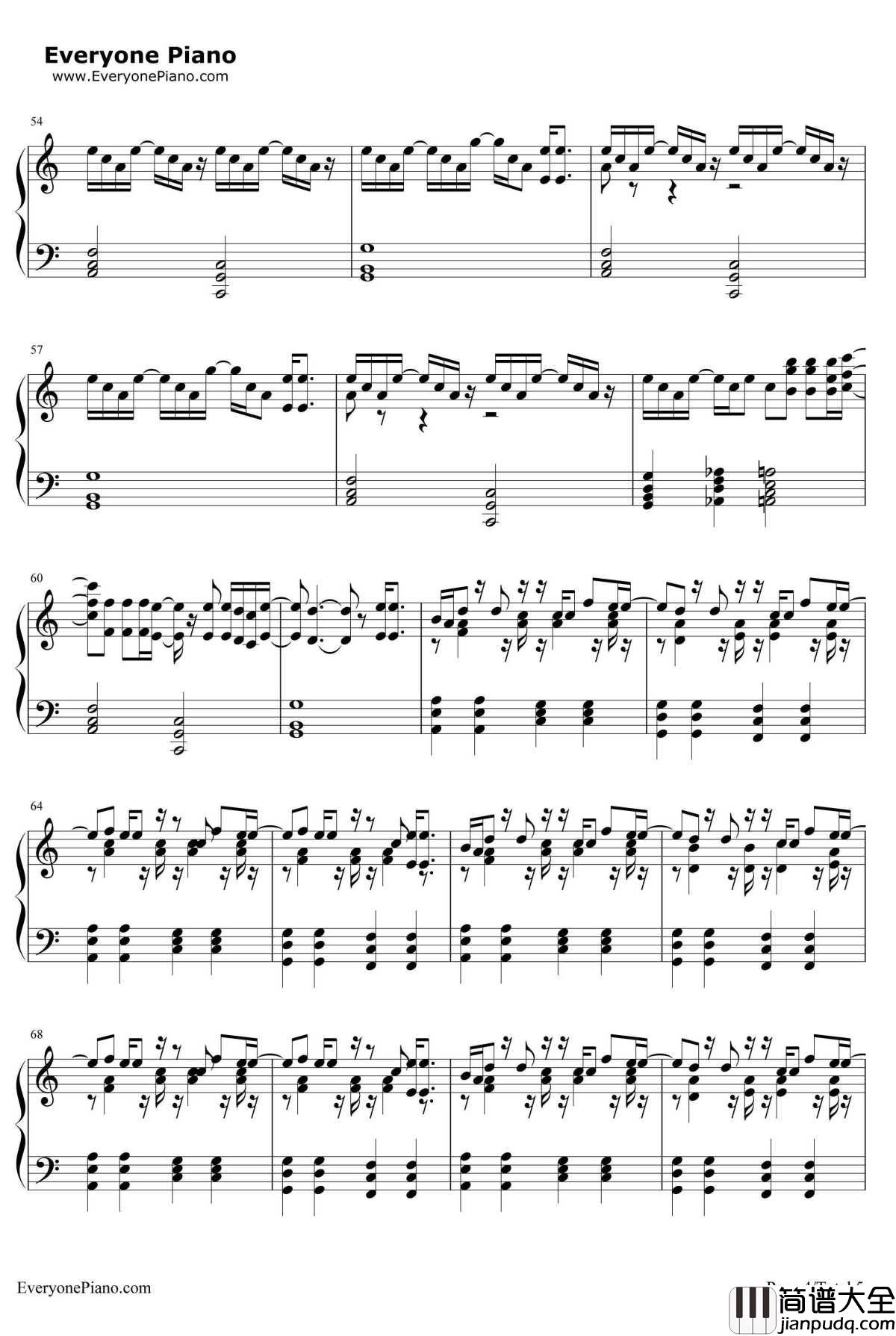 It_Ain'tMe钢琴谱_SelenaGomez