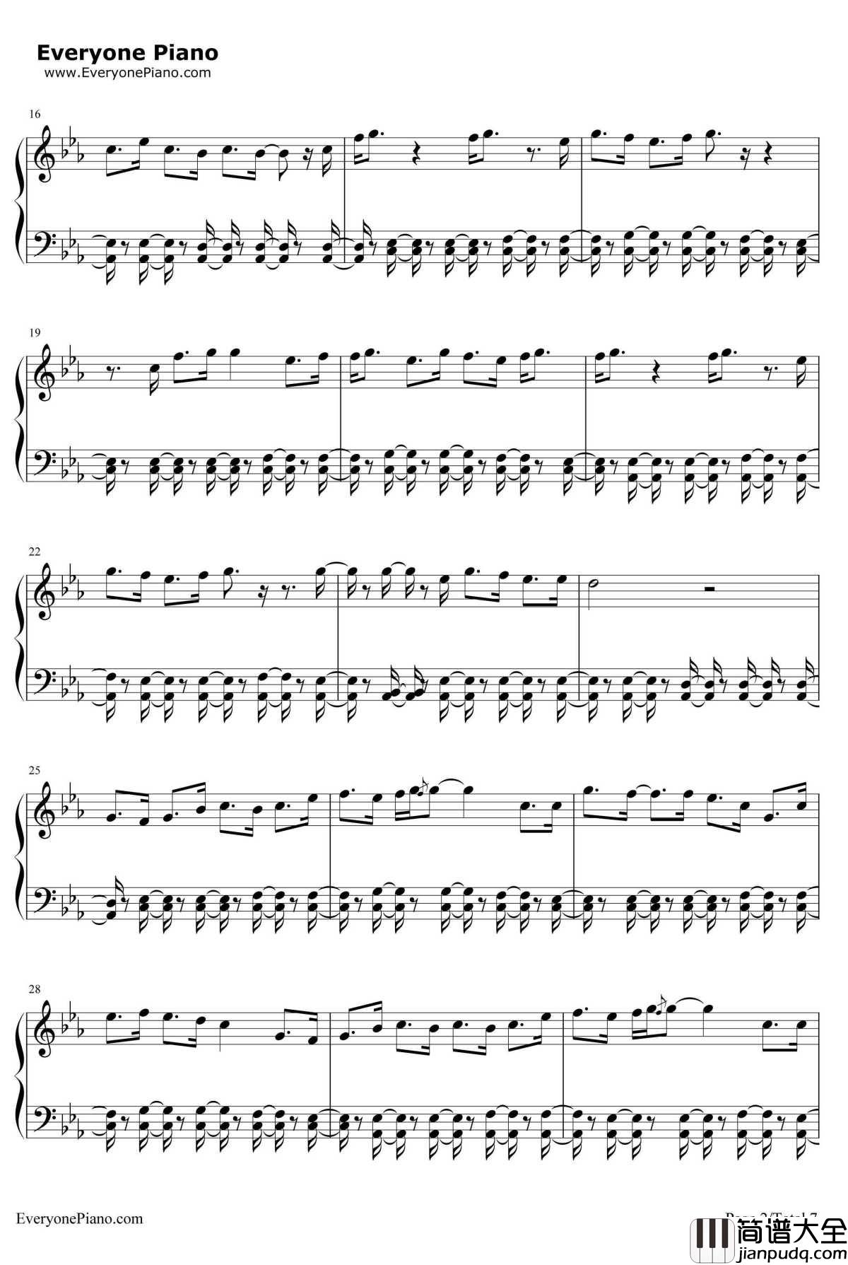 Thumbs钢琴谱_SabrinaCarpenter