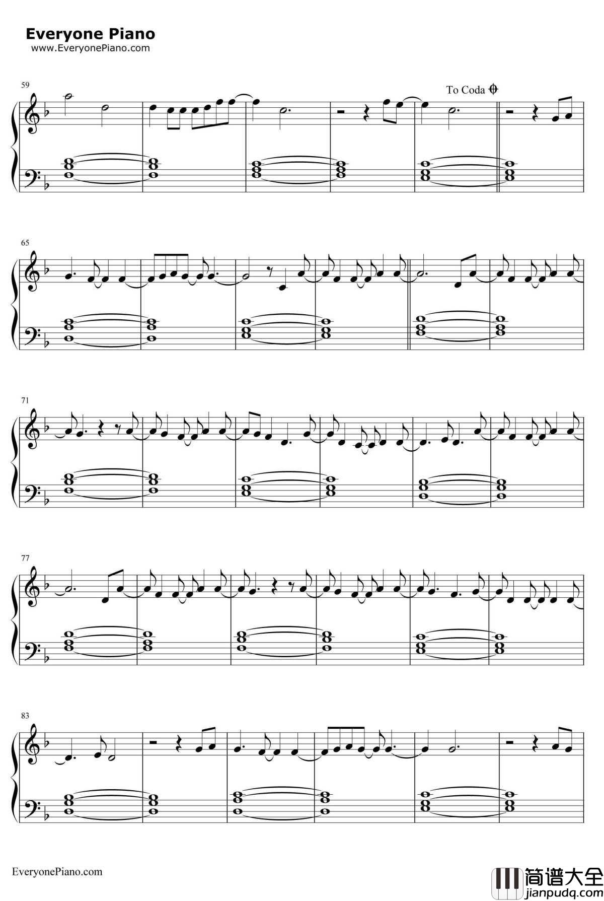 Skin钢琴谱_Rag'n'BoneMan