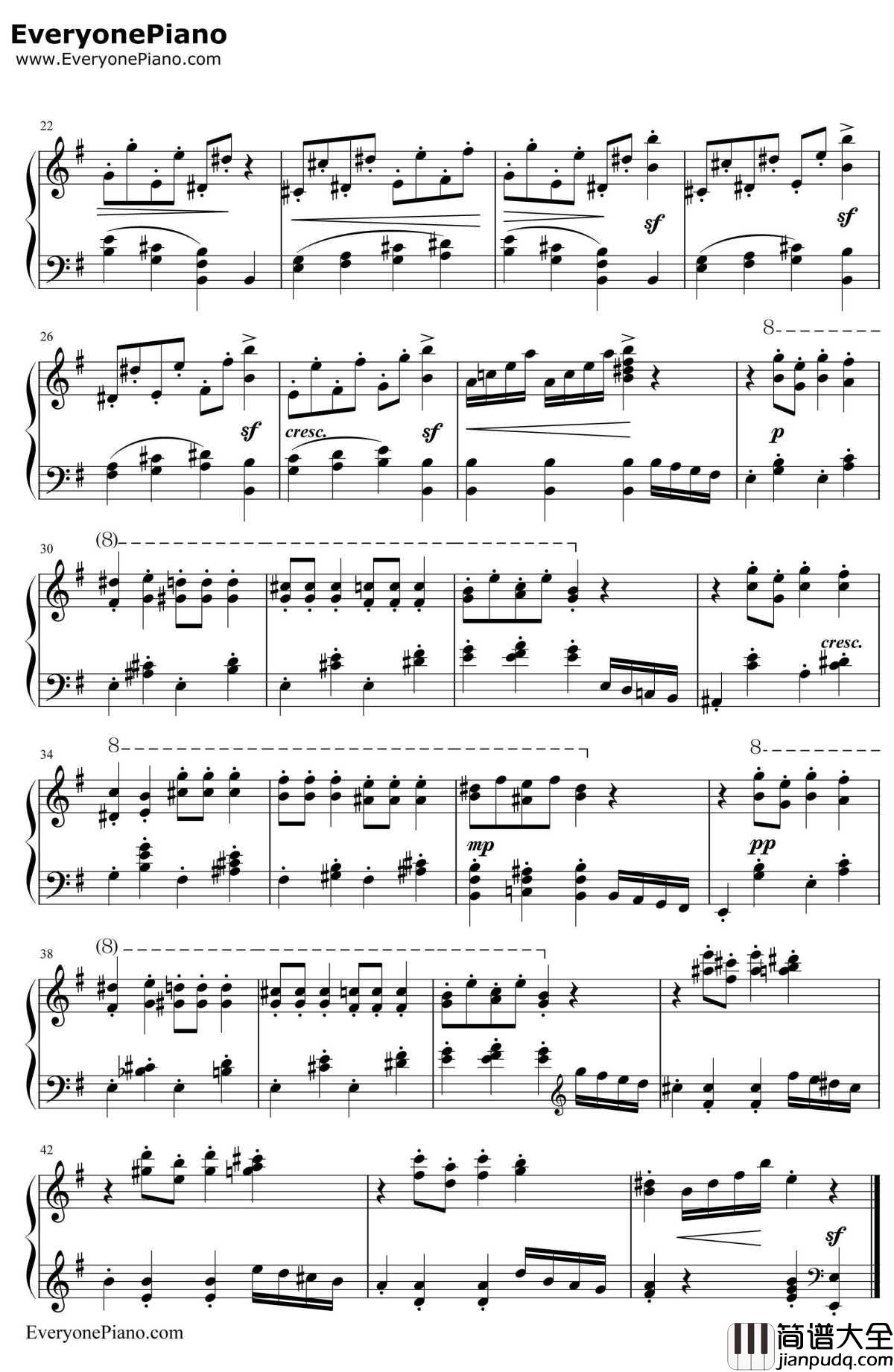 糖果仙子之舞钢琴谱_PyotrIlyichTchaikovsky柴可夫斯基_DanceoftheSugarPlumFairy_胡桃夹子