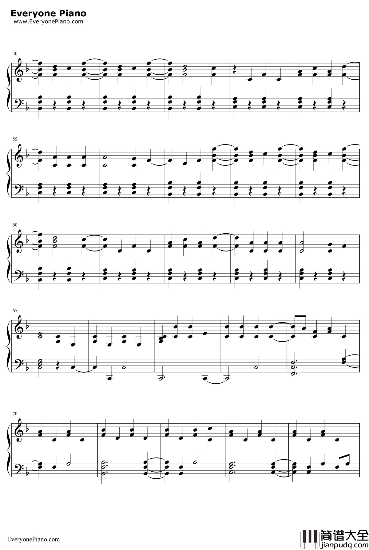 The_Scientist钢琴谱_Coldplay