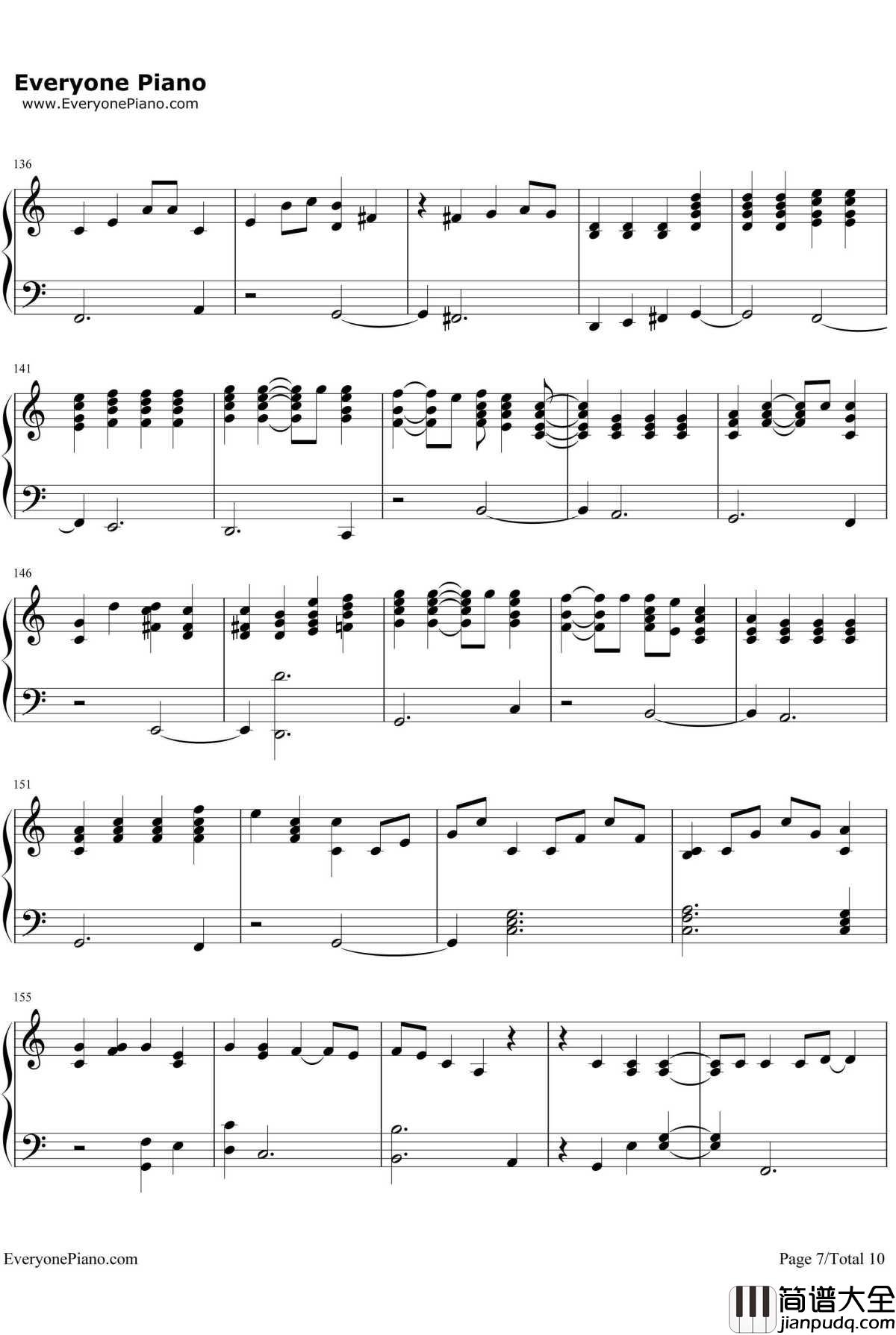 Piano_Man钢琴谱_BillyJoel