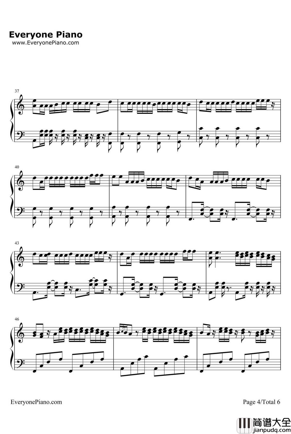 La_Bicicleta钢琴谱_CarlosVivesft.Shakira