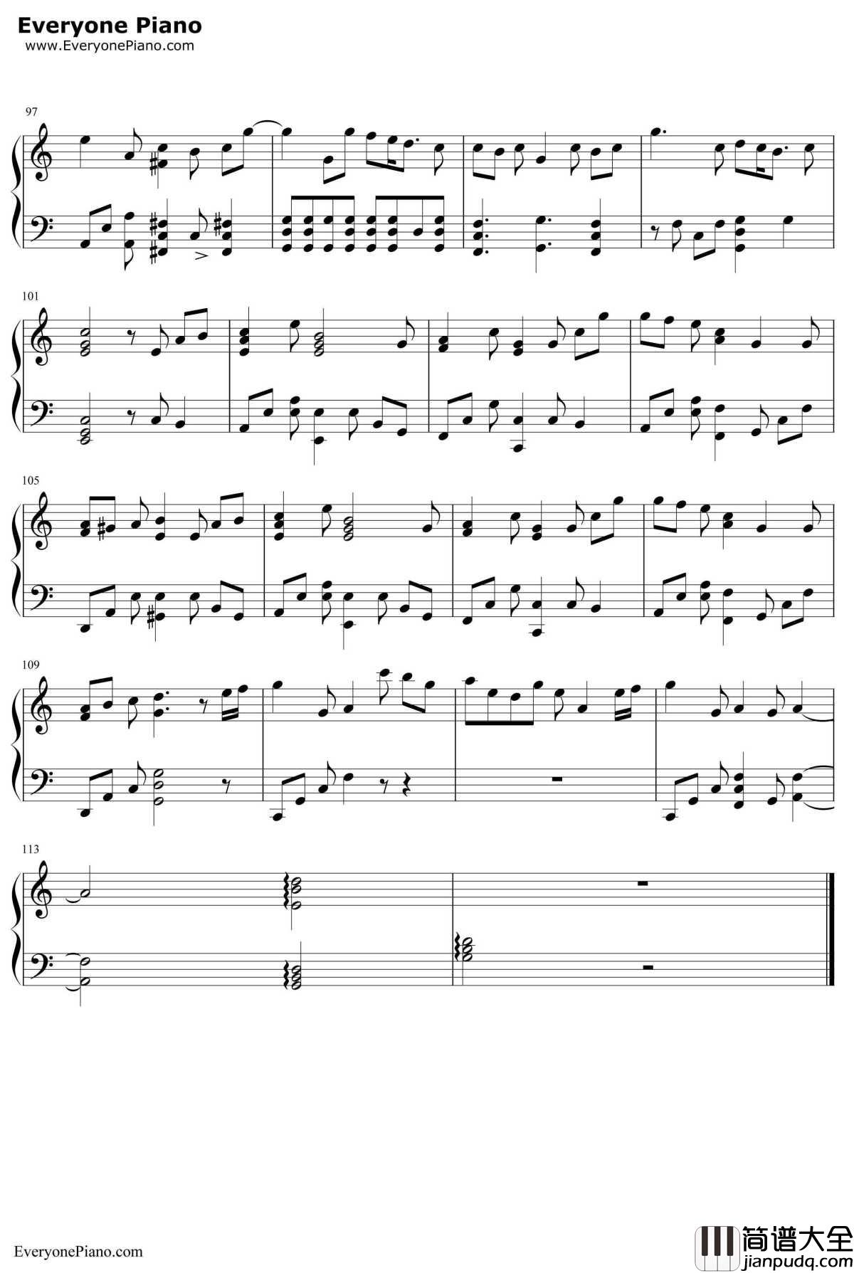 果てない空钢琴谱_岚_打工仔买房记主题曲