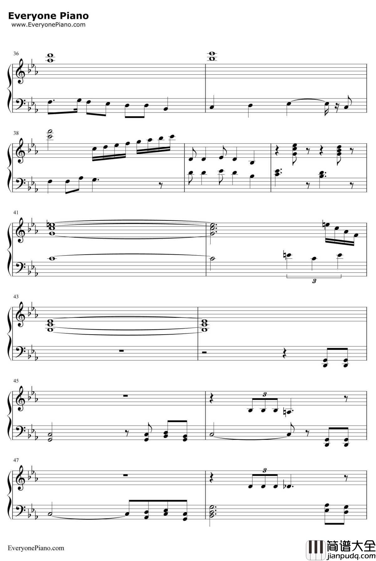 宇宙戦艦ヤマト钢琴谱_佐佐木功_宇宙戦艦ヤマトOP