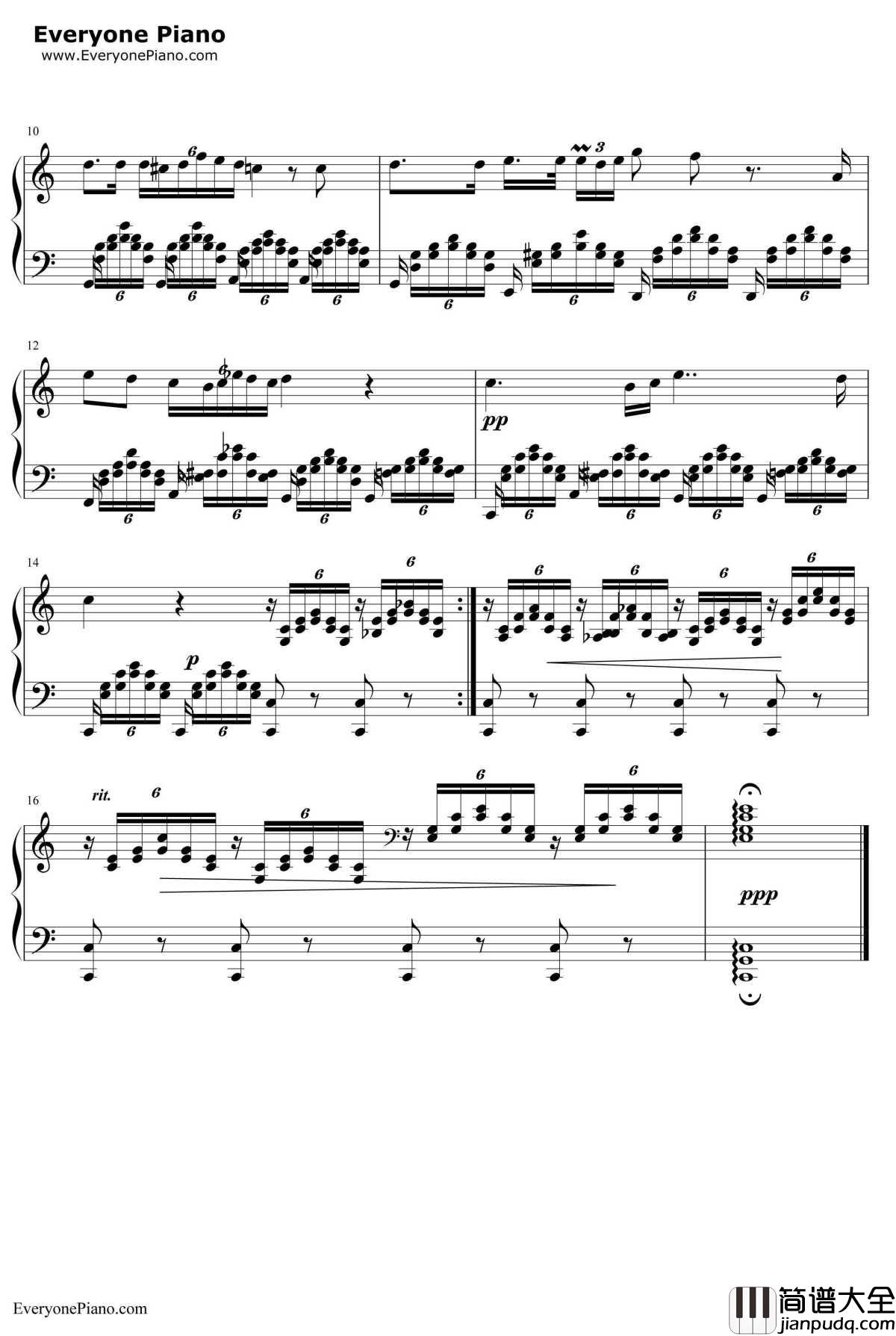 圣母颂钢琴谱__舒伯特