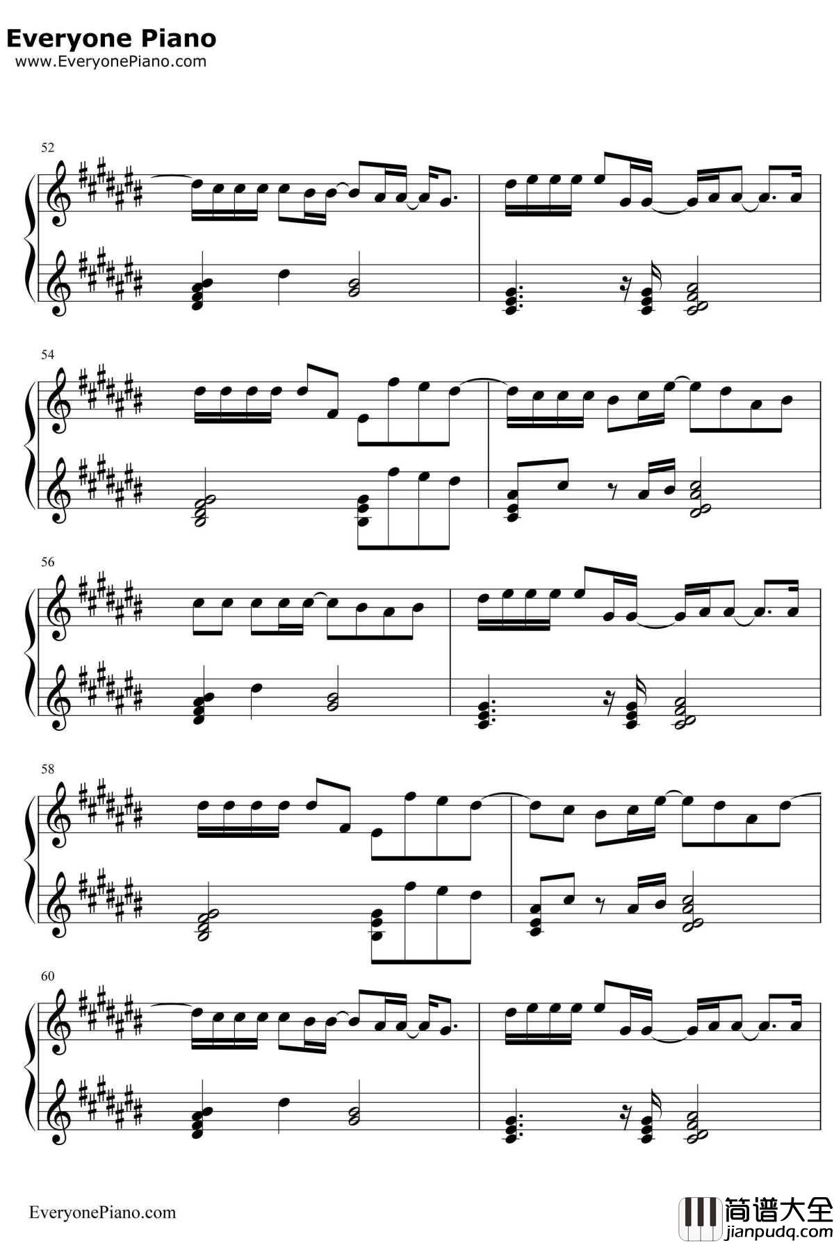 Nothing's_Gonna_Change_My_Love_for_You钢琴谱_GeorgeBenson_廊桥遗梦