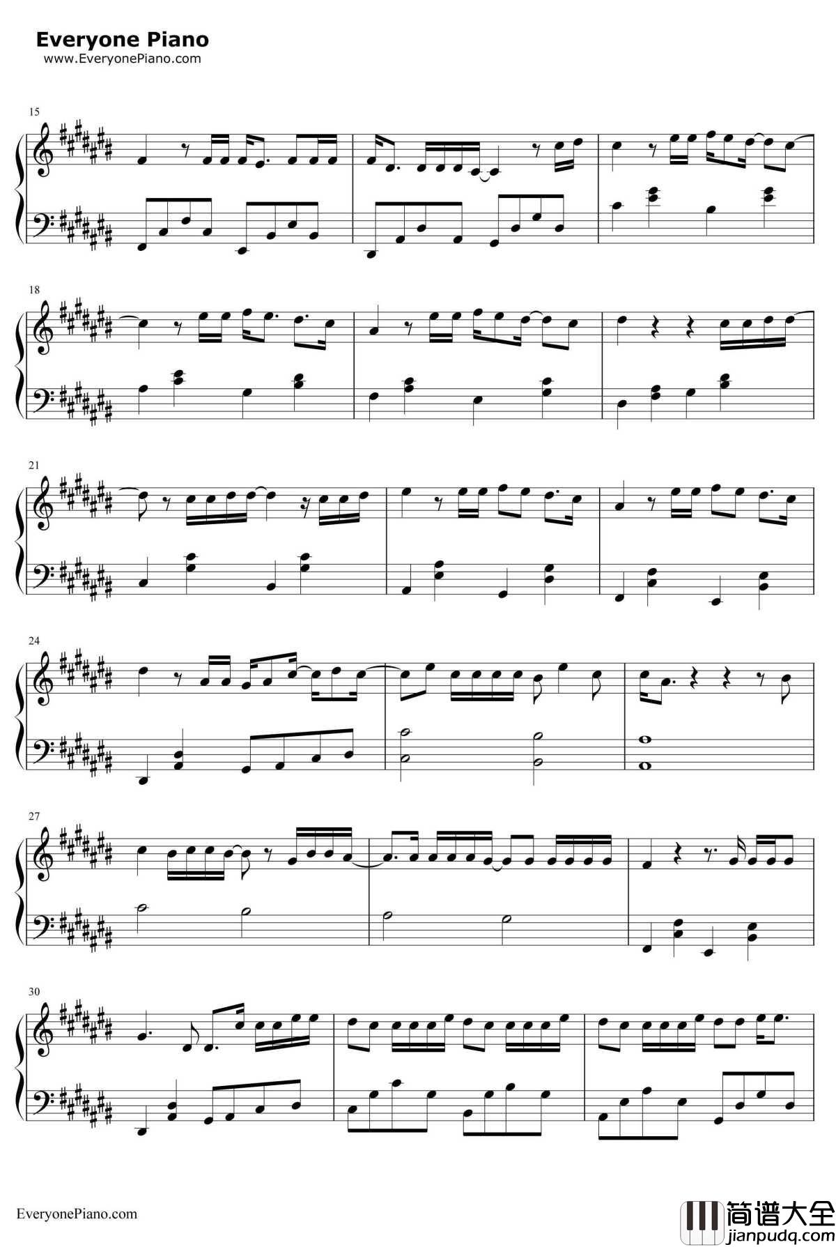 Liability钢琴谱_Lorde