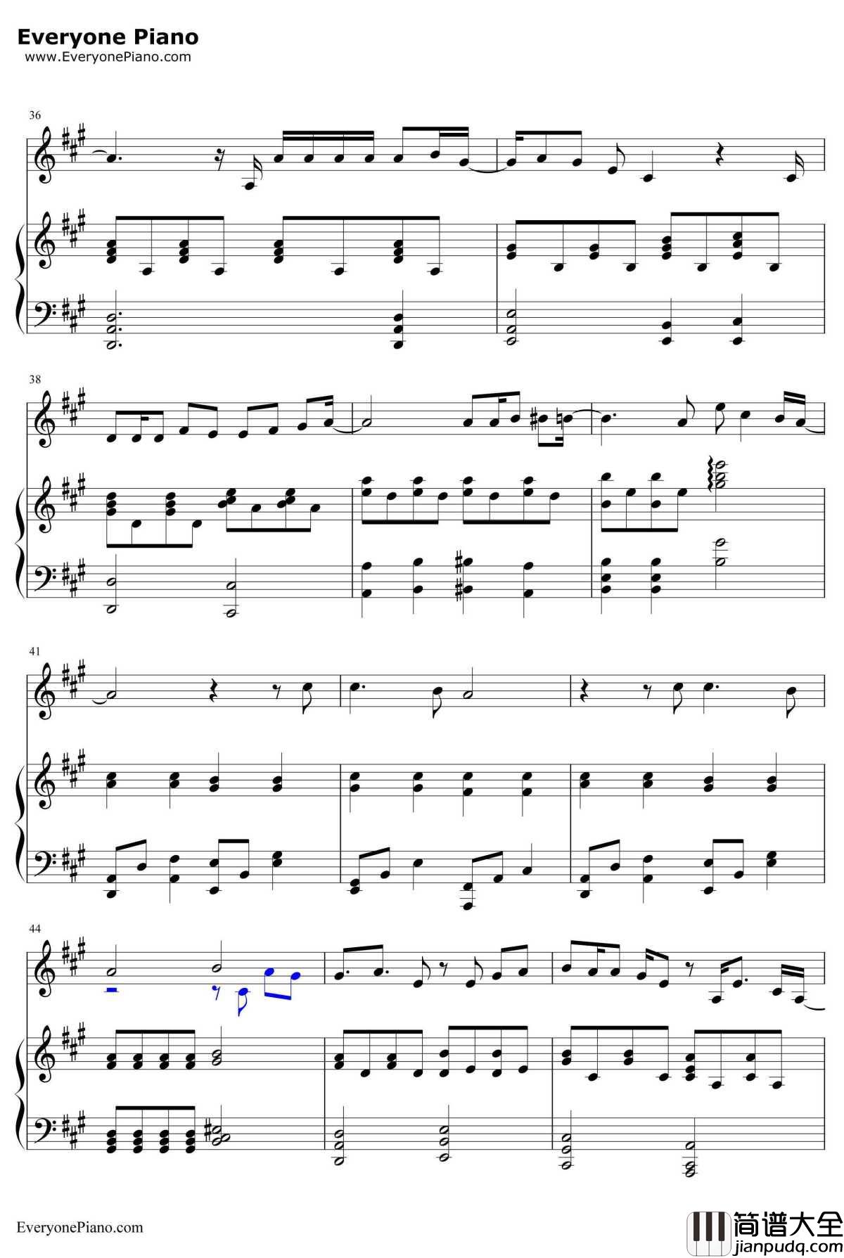 Divine钢琴谱_少女时代