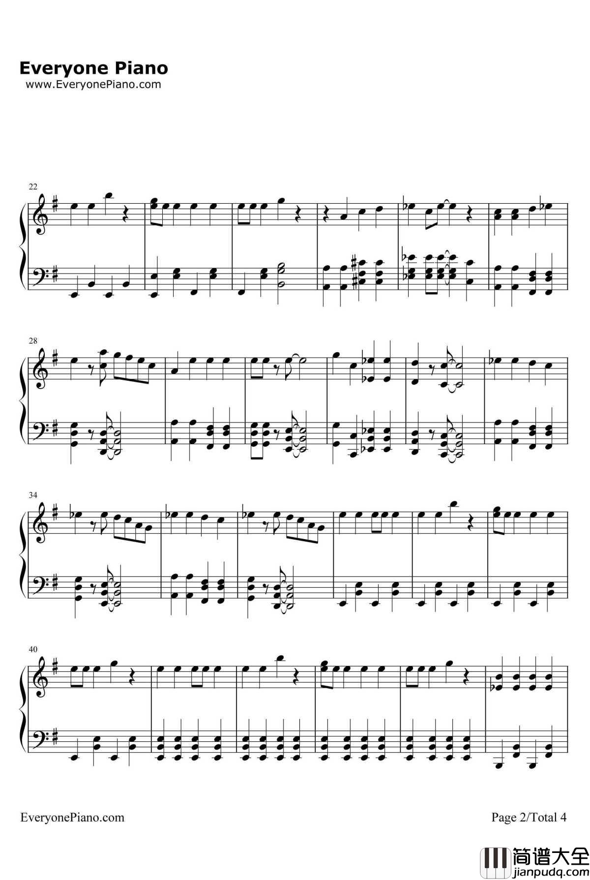 Los!_Los!_Los!钢琴谱_谭雅•提古雷查夫（CV：悠木碧）_幼女战记ED