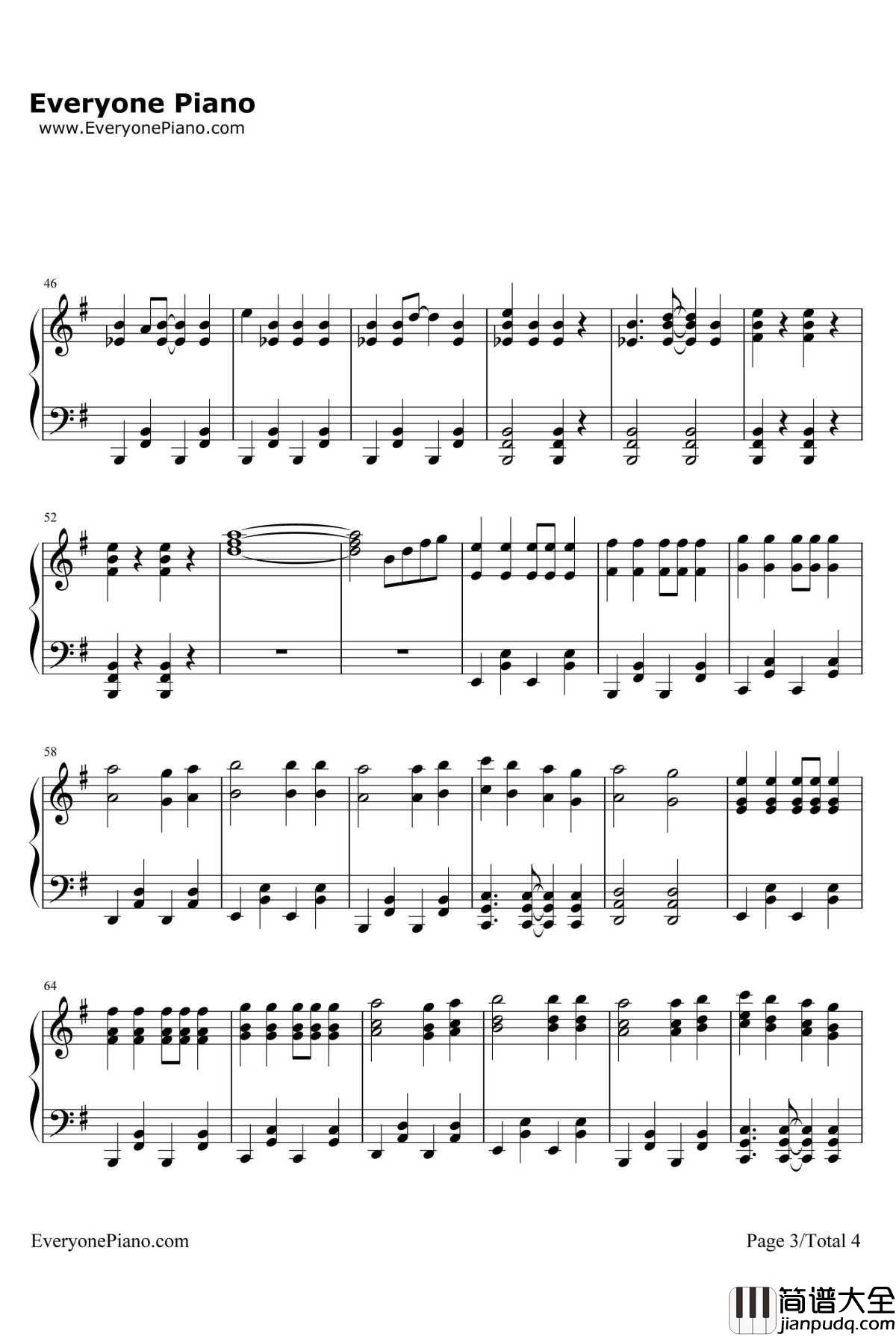 Los!_Los!_Los!钢琴谱_谭雅•提古雷查夫（CV：悠木碧）_幼女战记ED