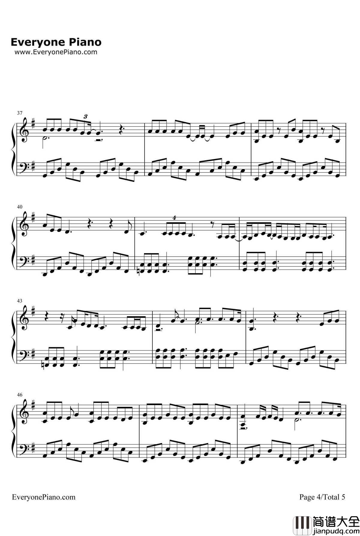 Love_on_the_Brain钢琴谱_Rihanna