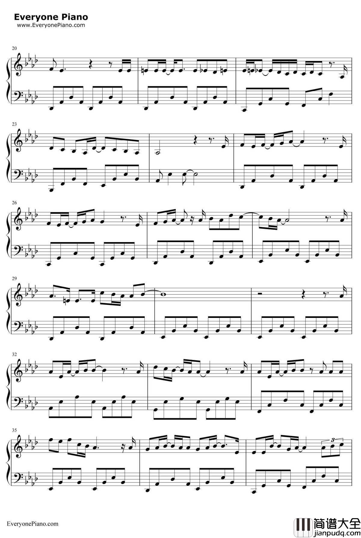 彼此的未来钢琴谱_SNH48