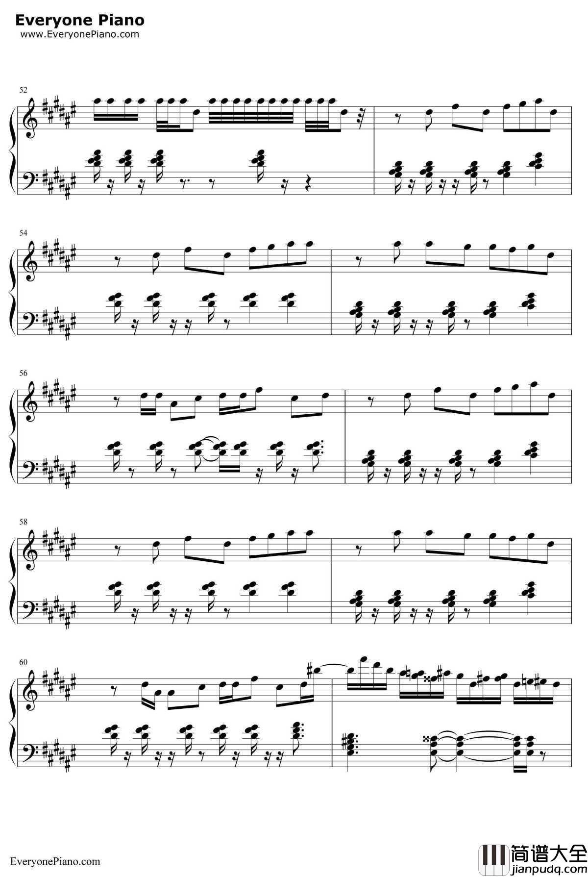 深夜书店钢琴谱_许嵩洛天依