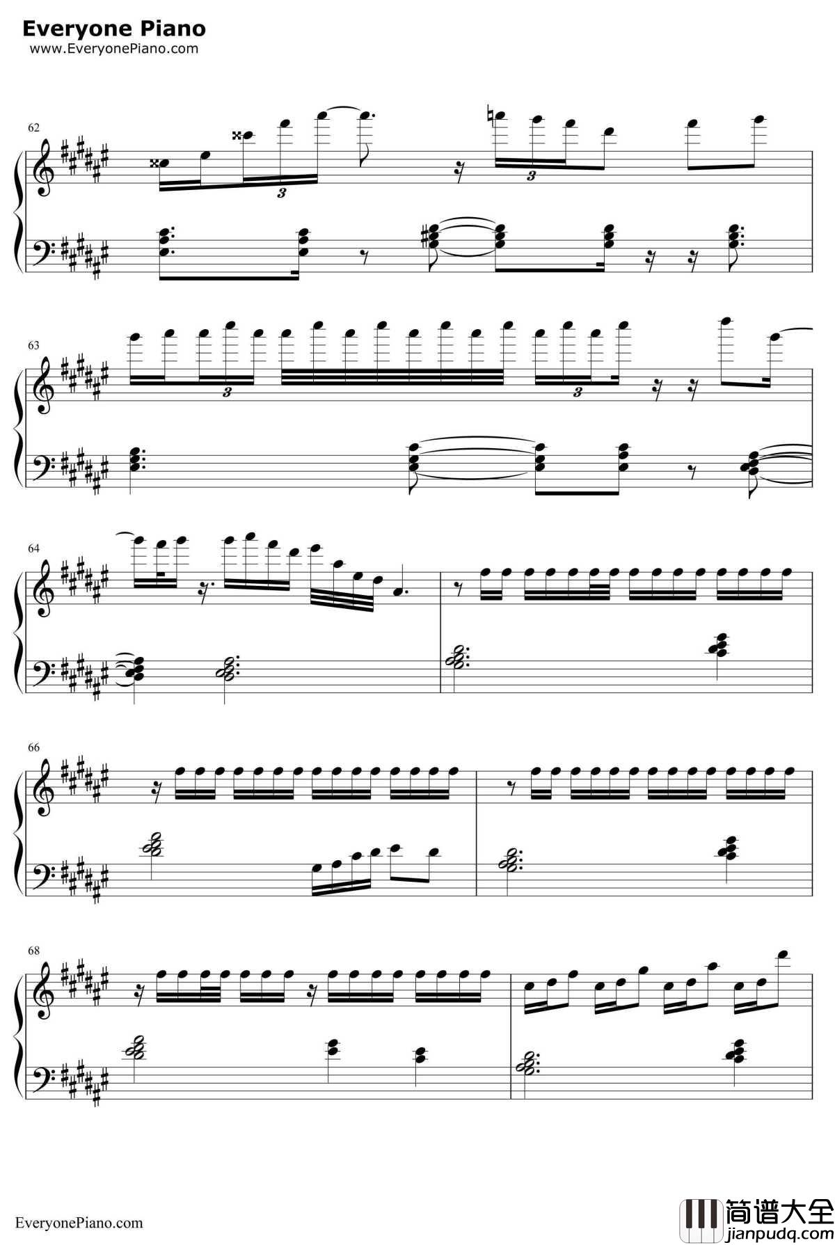 深夜书店钢琴谱_许嵩洛天依