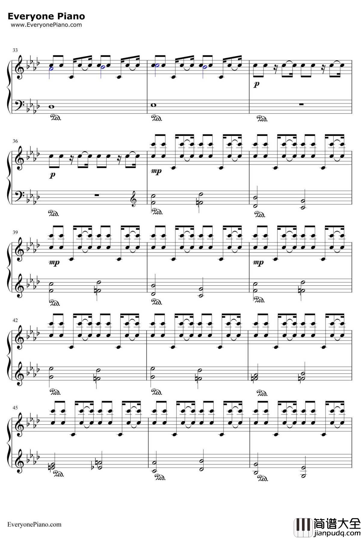 Solitude钢琴谱_坂本龙一