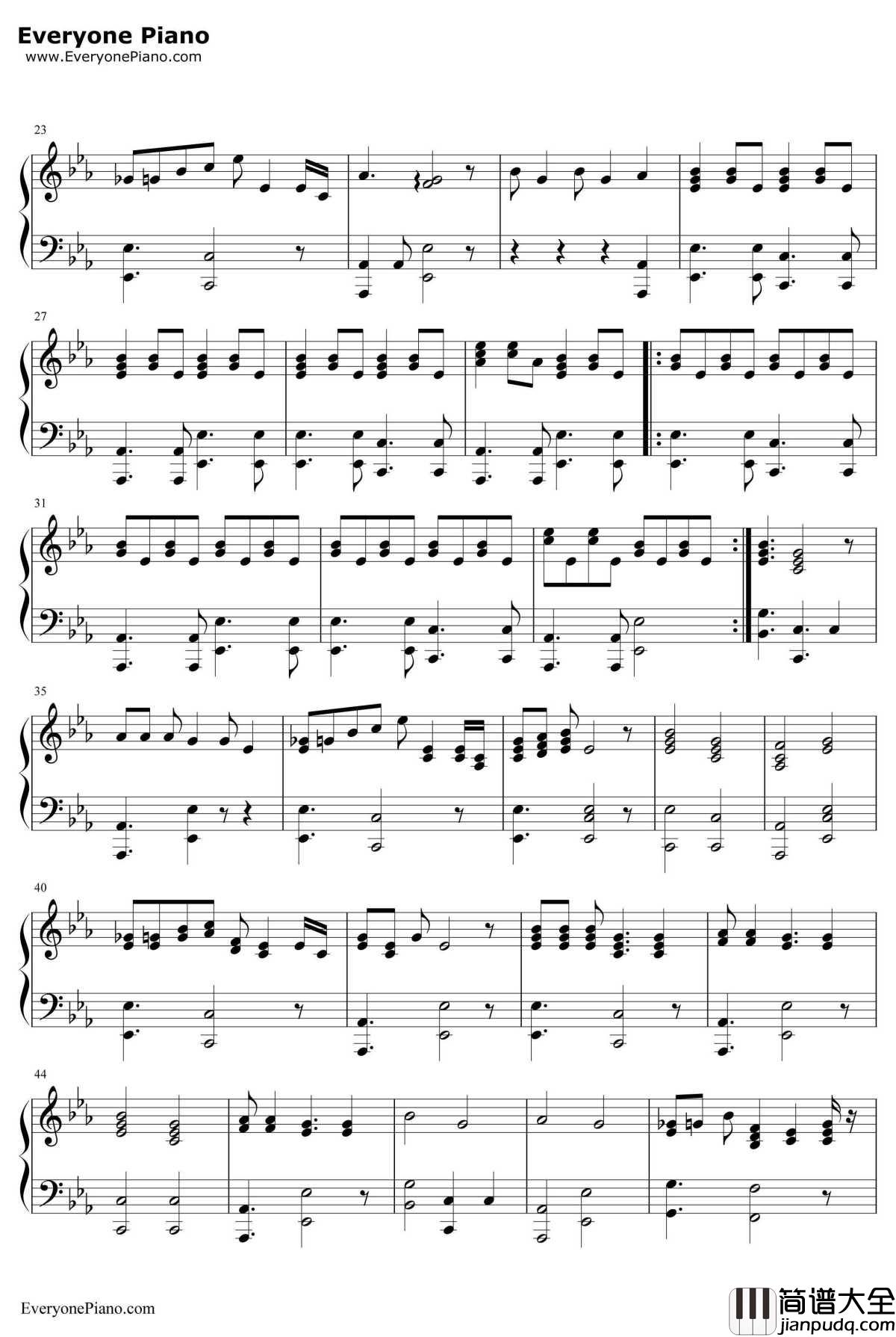 Same_Love钢琴谱_Macklemore&RyanLewis