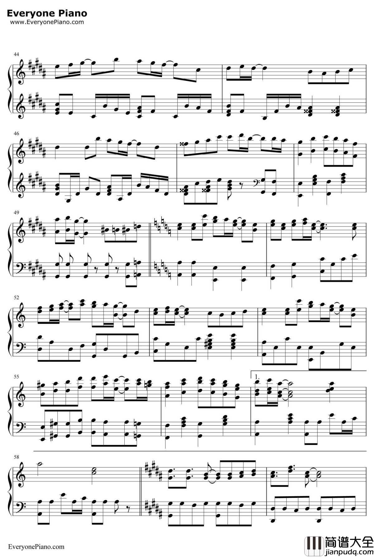 LEVEL_5钢琴谱_fripSide_Judgelight_とある科学の超電磁砲Op2