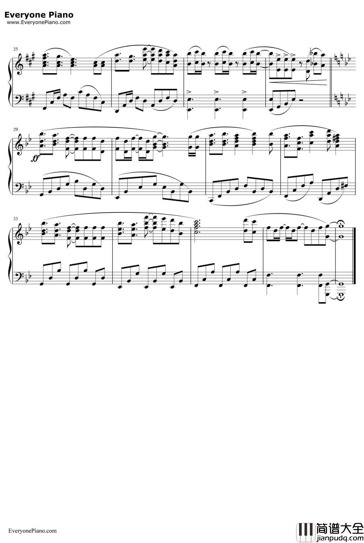 Illuminate钢琴谱_Minami_情热传说theXOP2