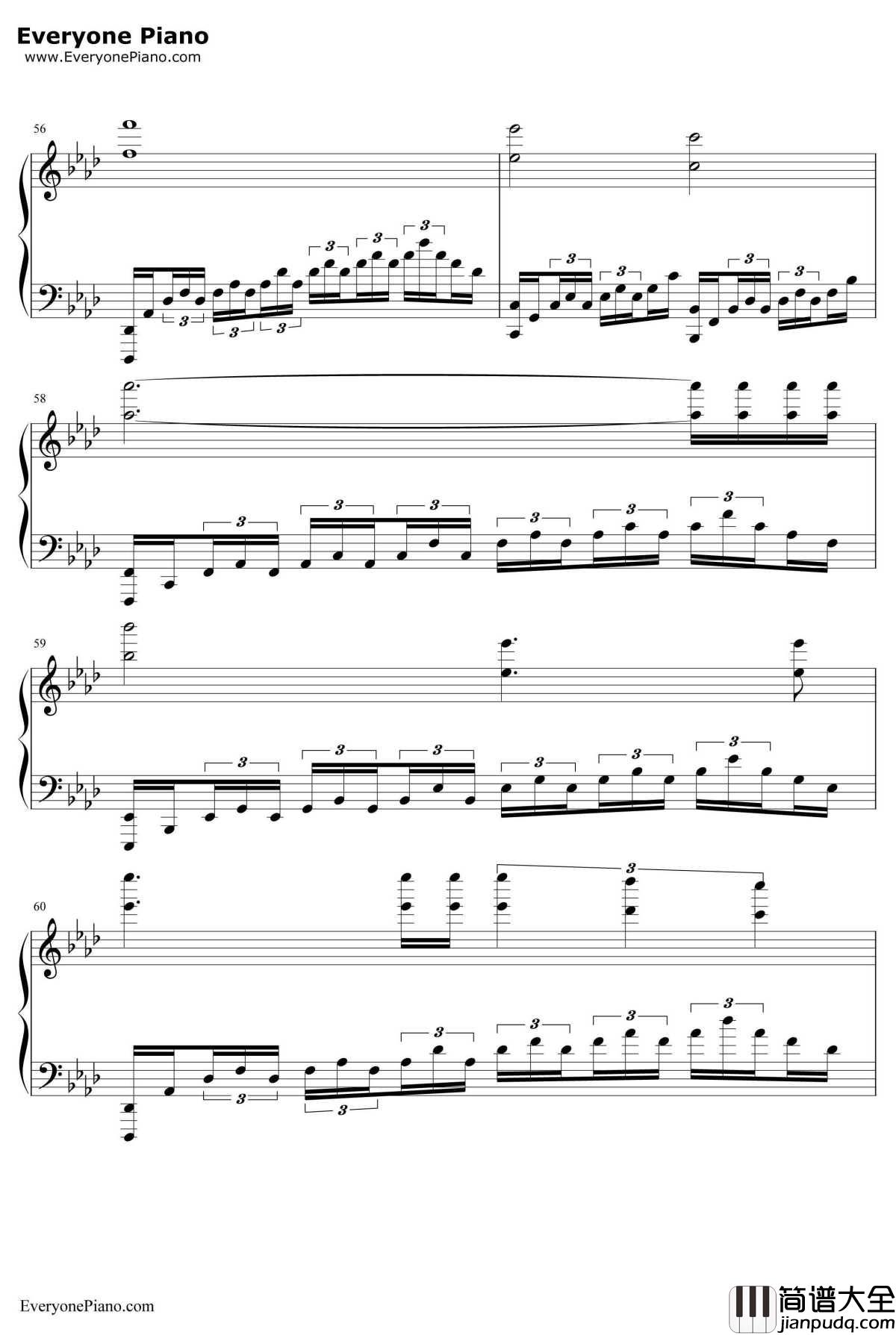 我心永恒钢琴谱_席琳·迪翁_完美版_泰坦尼克号主题曲