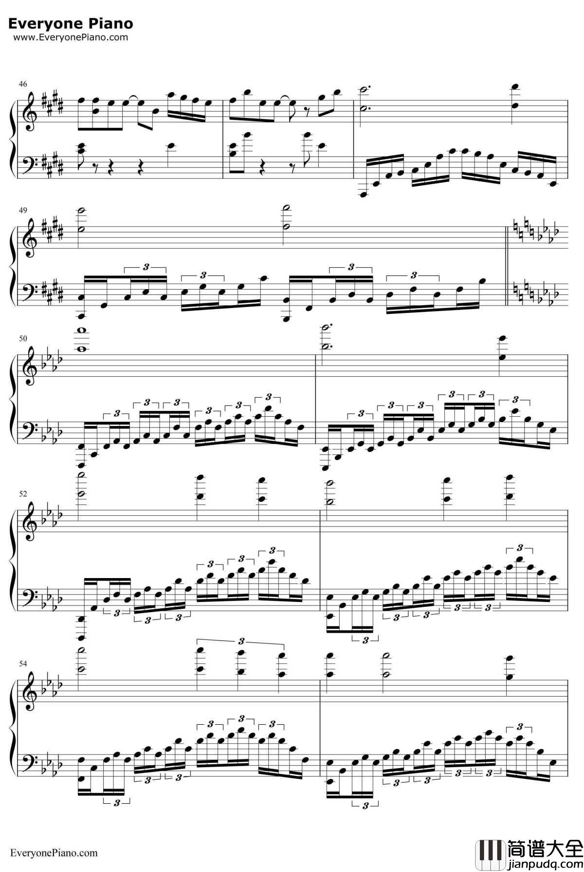 我心永恒钢琴谱_席琳·迪翁_完美版_泰坦尼克号主题曲