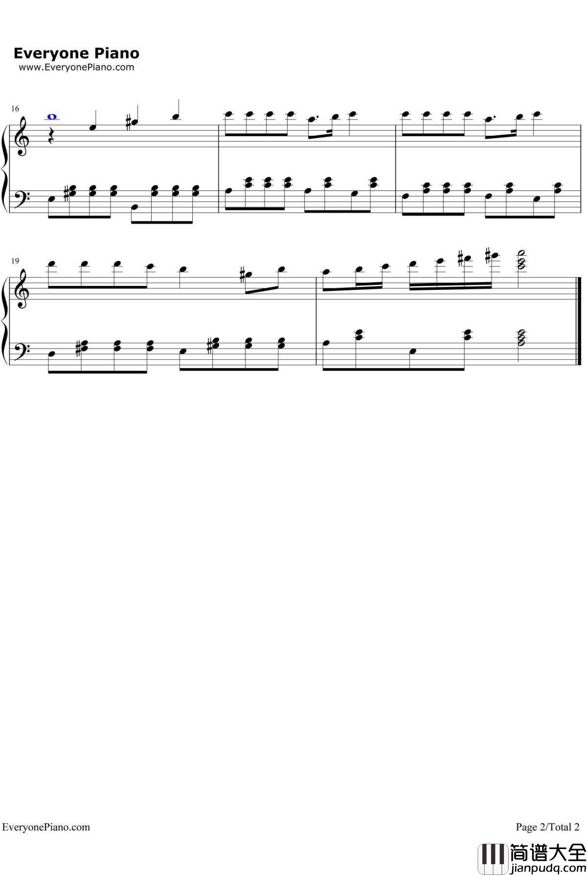 歌声与微笑钢琴谱__谷建芬