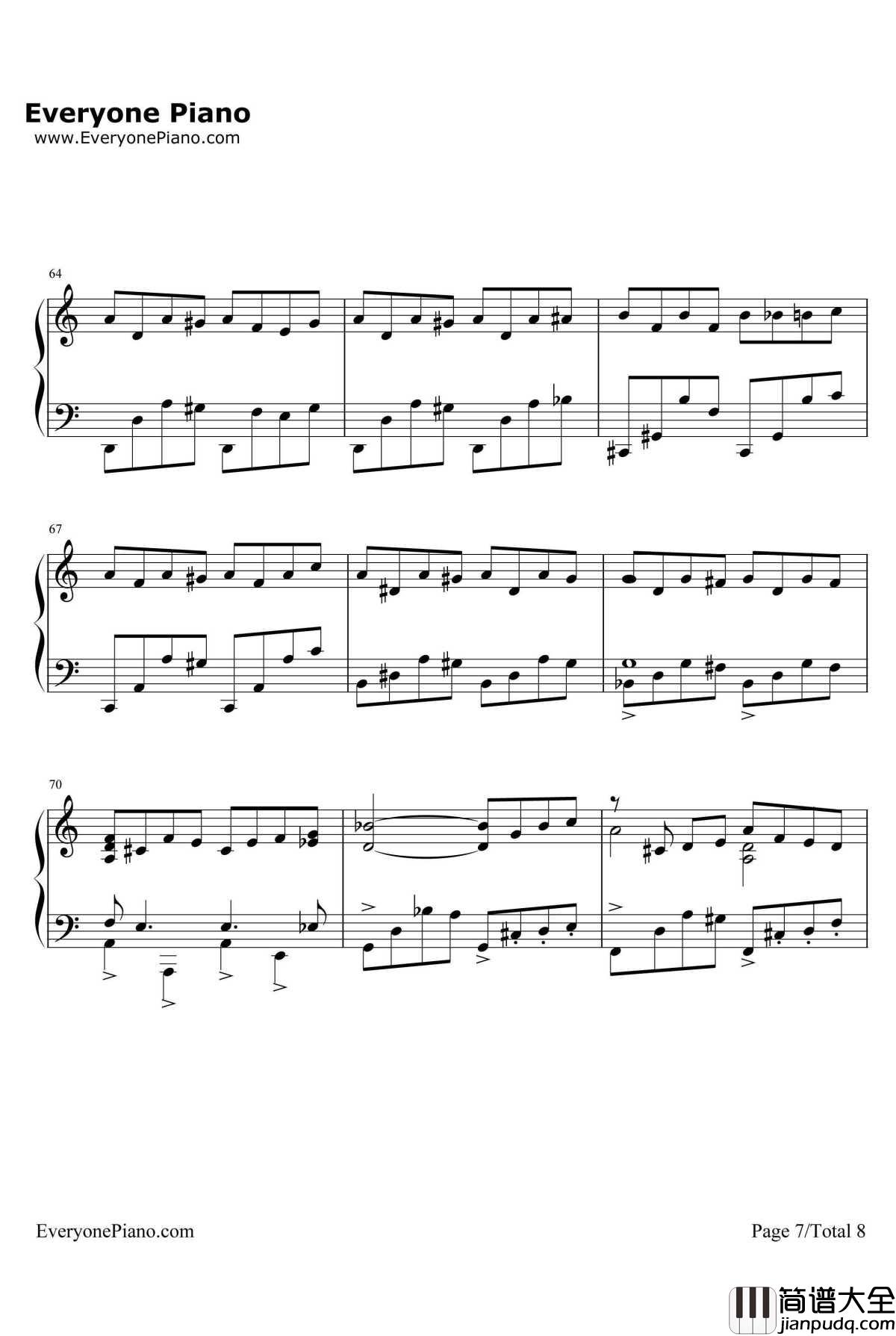 Discombobulate钢琴谱_HansZimmer_SherlockHolmesTheme