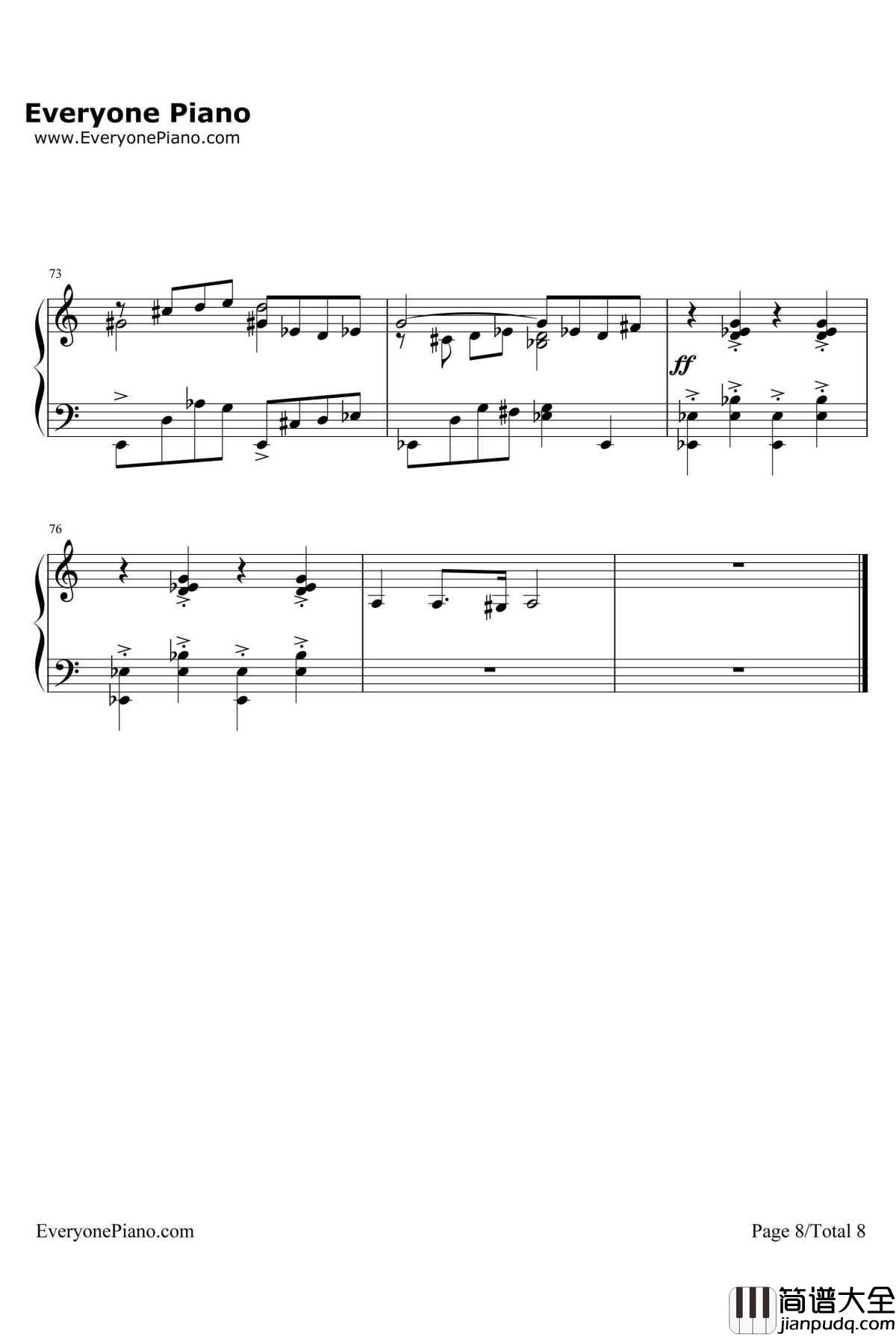 Discombobulate钢琴谱_HansZimmer_SherlockHolmesTheme