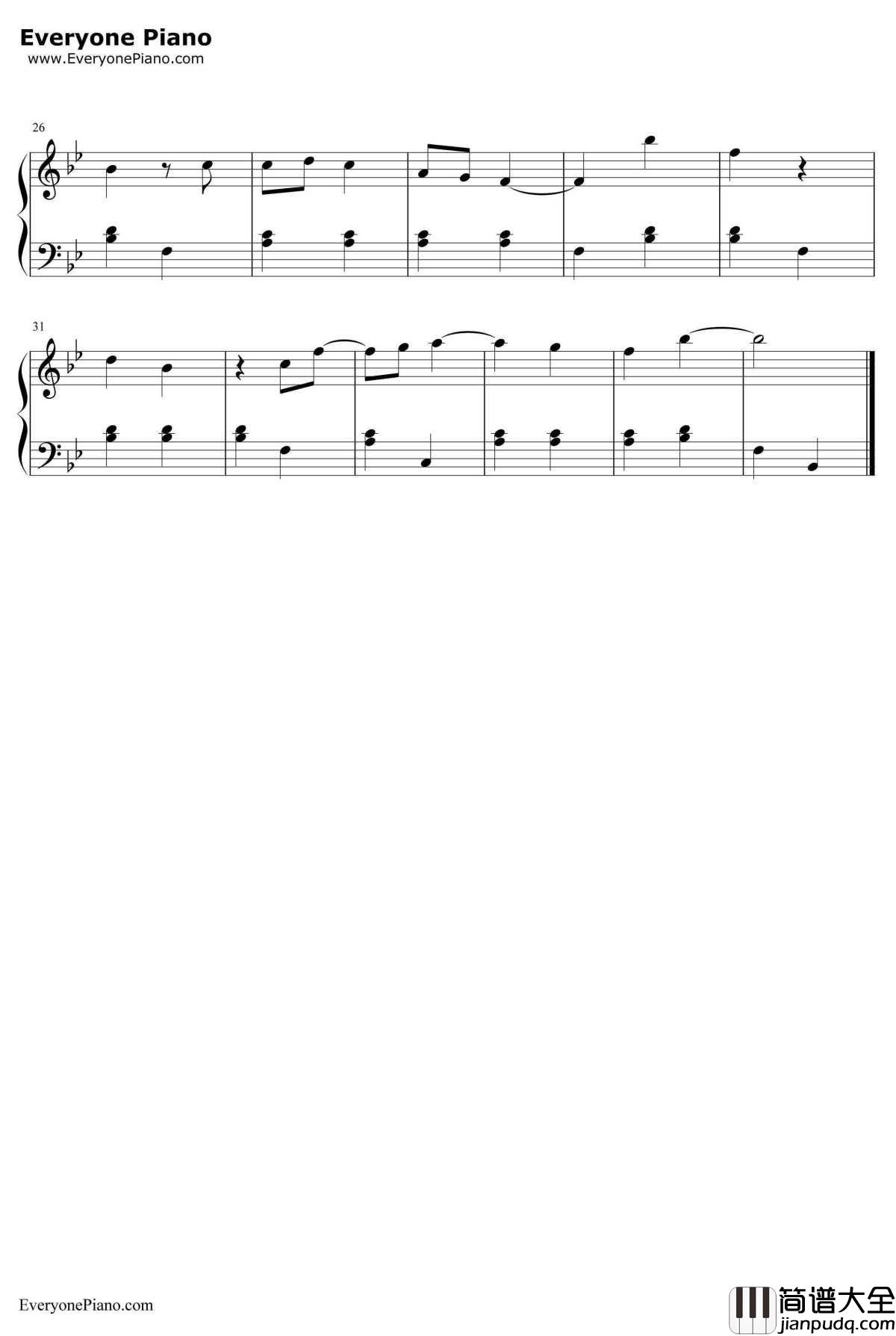 少年少年祖国的春天钢琴谱_寄明