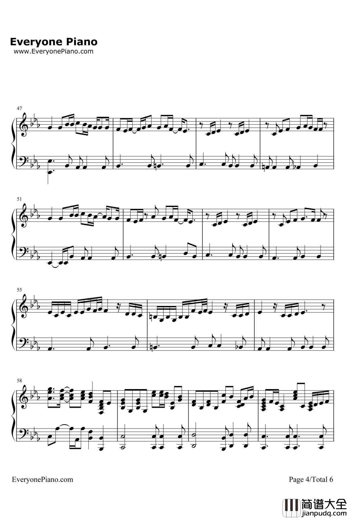 Best_Friend钢琴谱_Kiroro