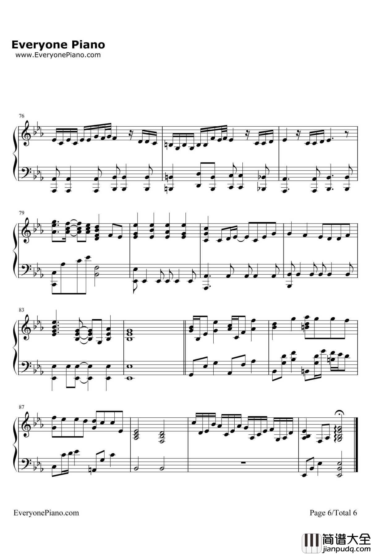 Best_Friend钢琴谱_Kiroro