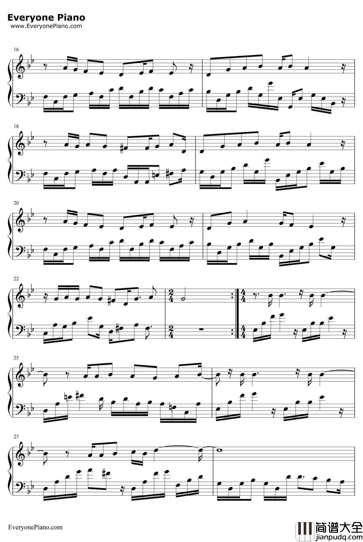 Burning燃烧钢琴谱_玛丽亚·亚瑞唐多MariaArredondo_玛丽亚·亚瑞唐多