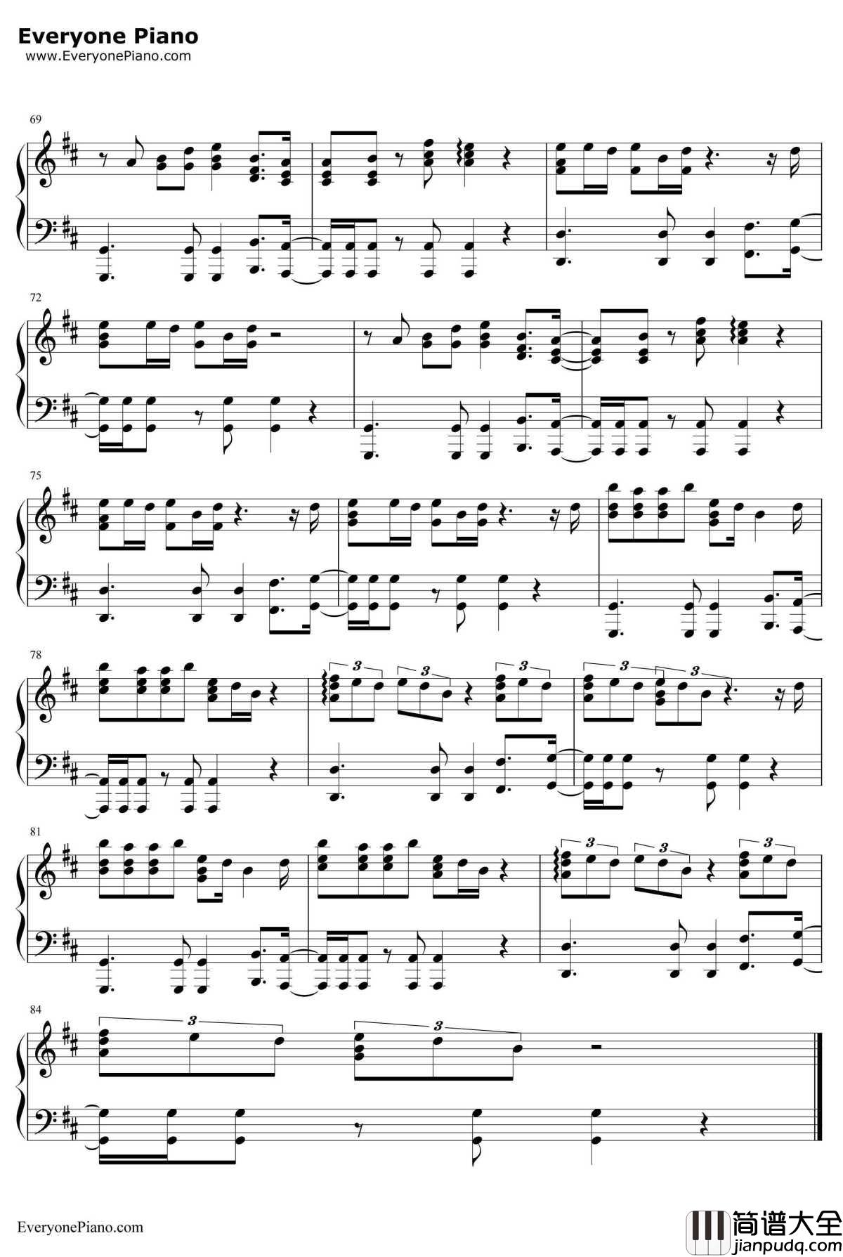 Sexual钢琴谱_Neikedft.Dyo